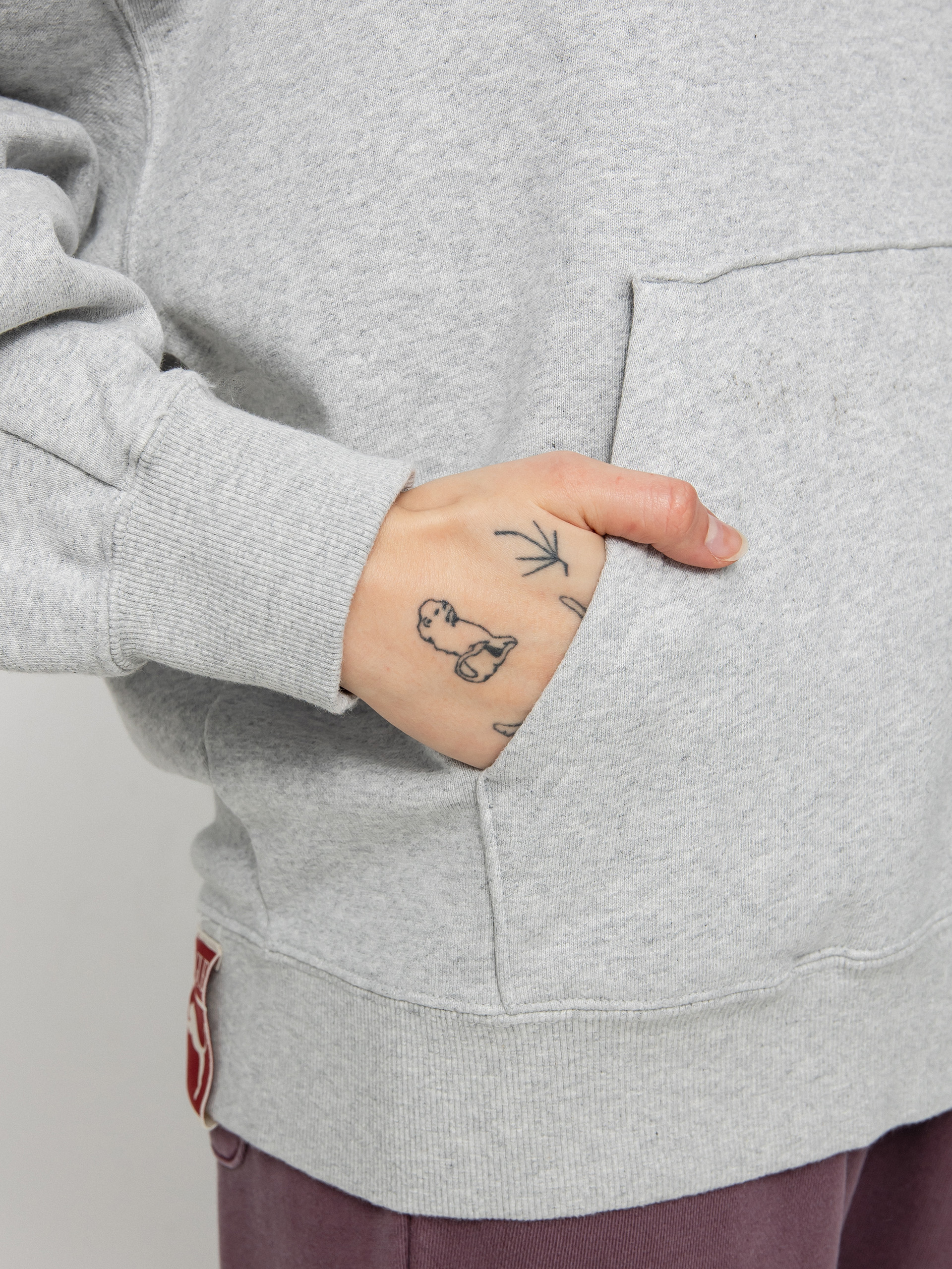 Bluza z kapturem Puma X Vogue Oversized HD Wmn (light gray heather)