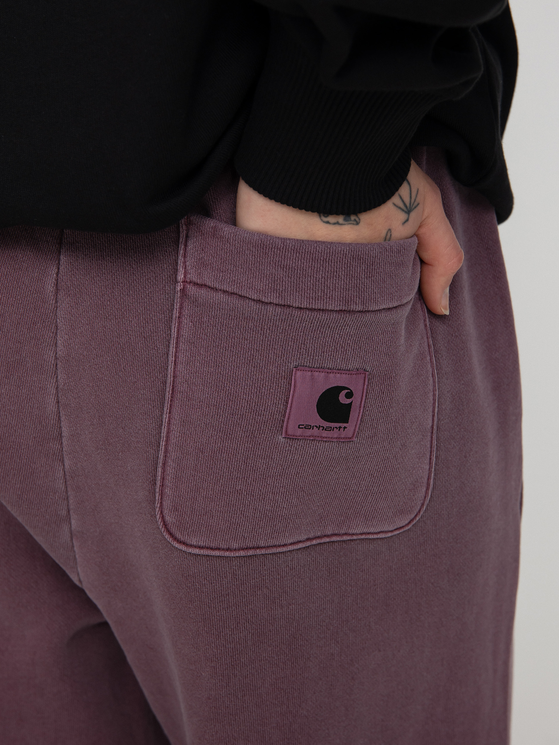 Spodnie Carhartt WIP Nelson Wmn (dark plum)