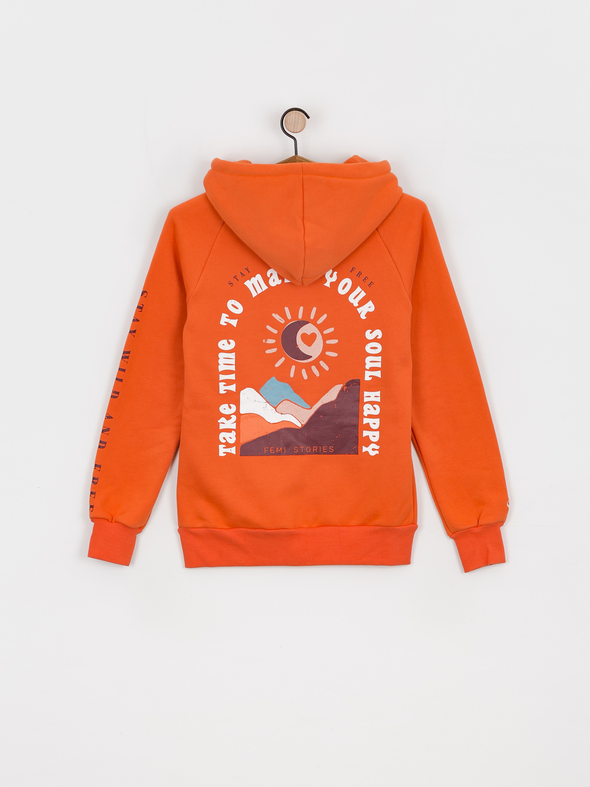 Bluza z kapturem Femi Stories Andel ZHD Wmn (org)