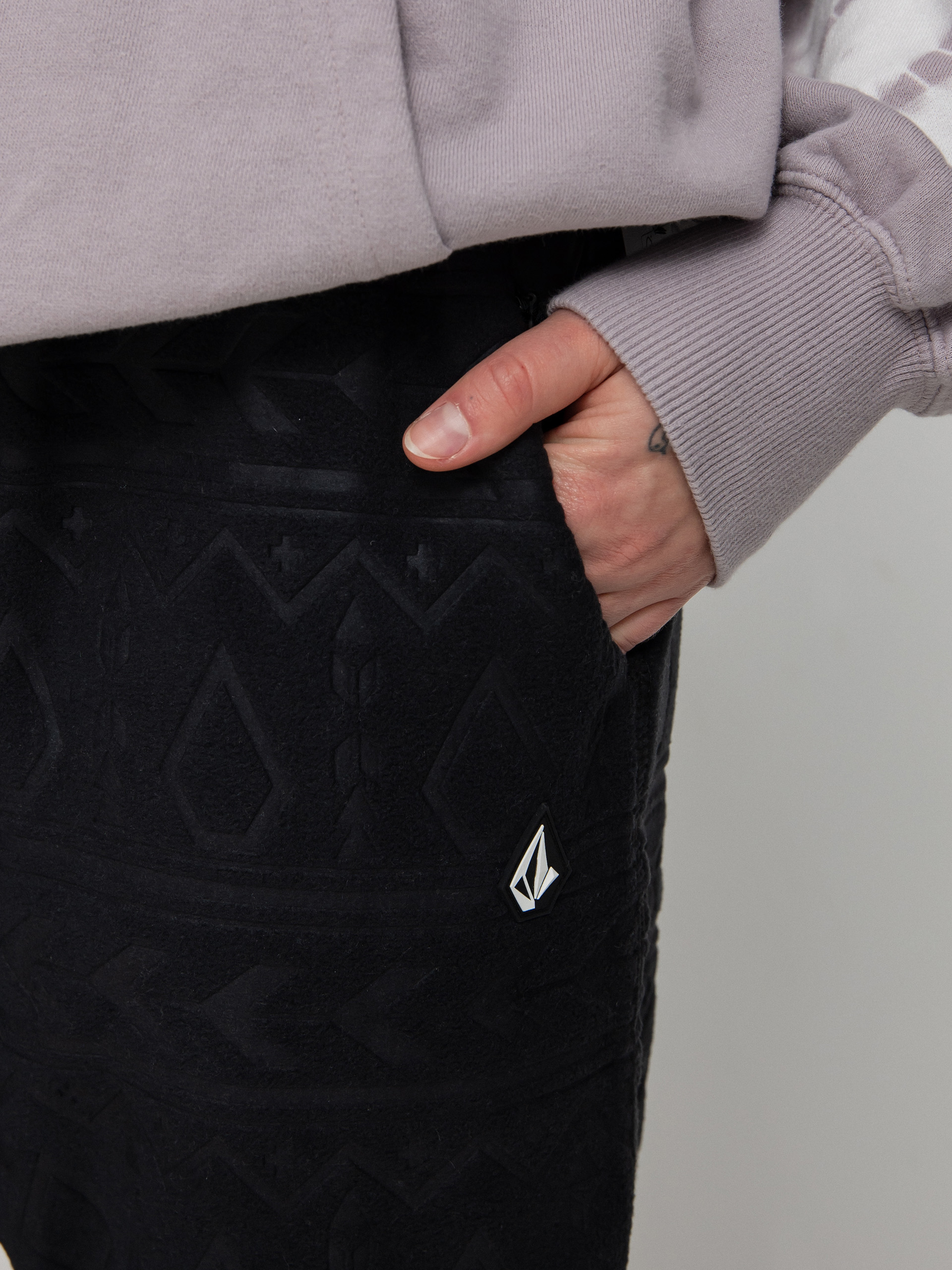 Spodnie Volcom Polar Fleece Wmn (black)