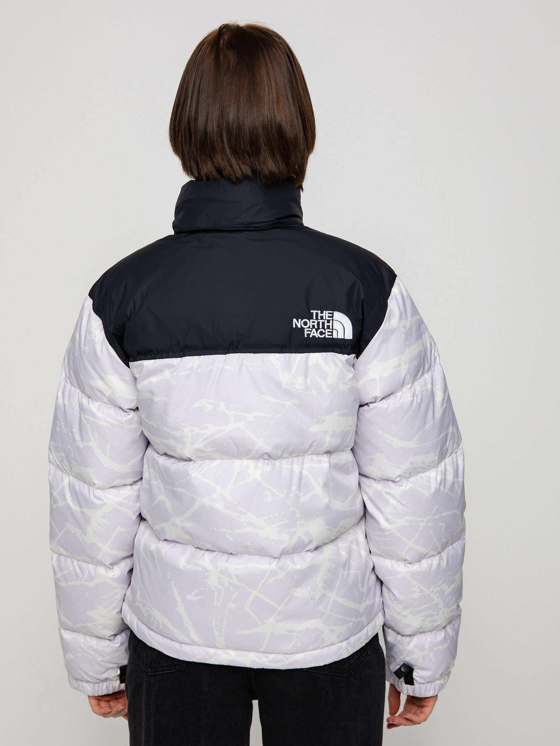 Kurtka The North Face Printed 1996 Retro Nuptse Wmn (lavender fog mountain splatter print)