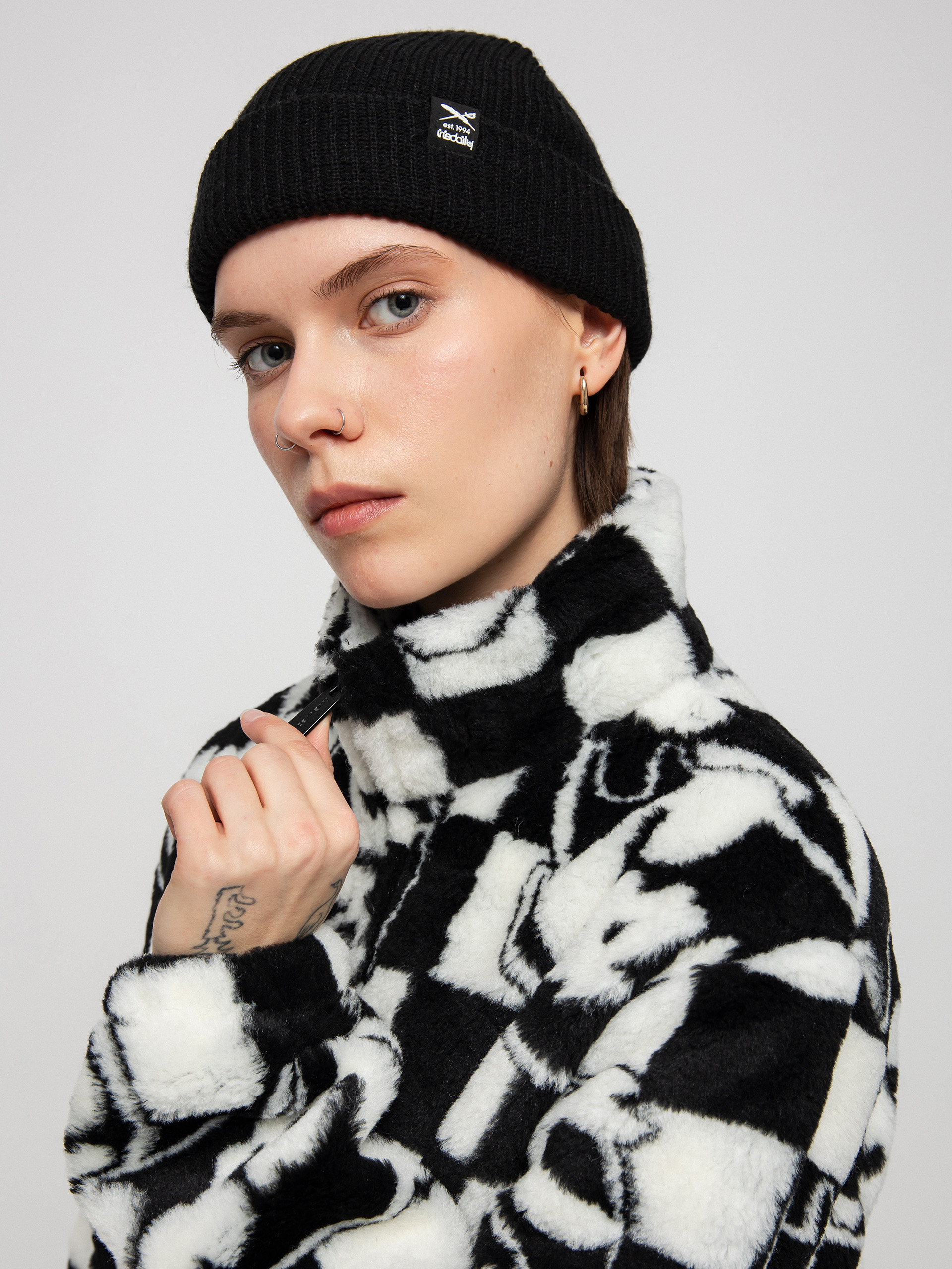 Kurtka Carhartt WIP Plains Liner Wmn (joyride jacquard/black/wax)