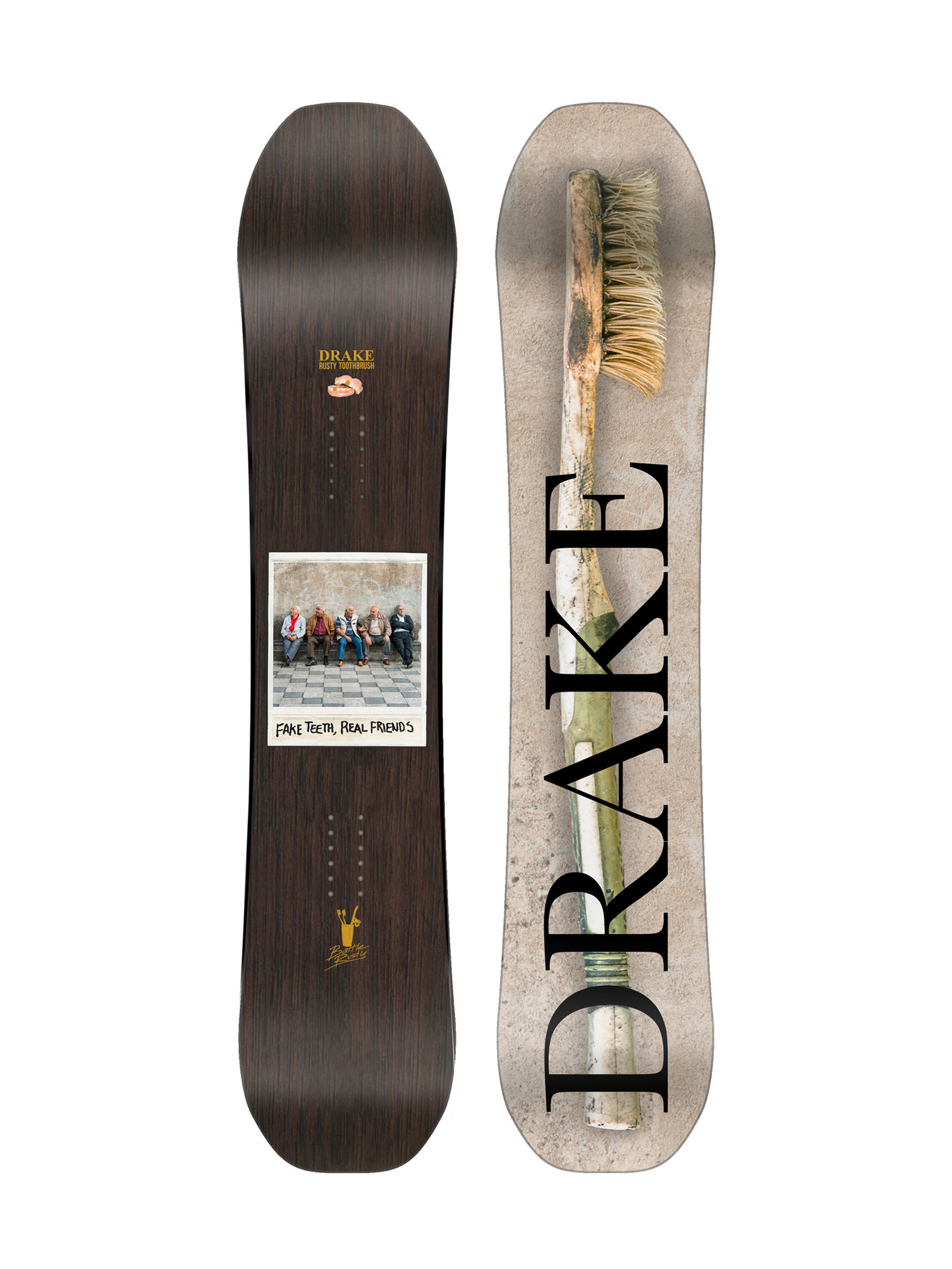 Męska Deska snowboardowa Drake Battle Rusty