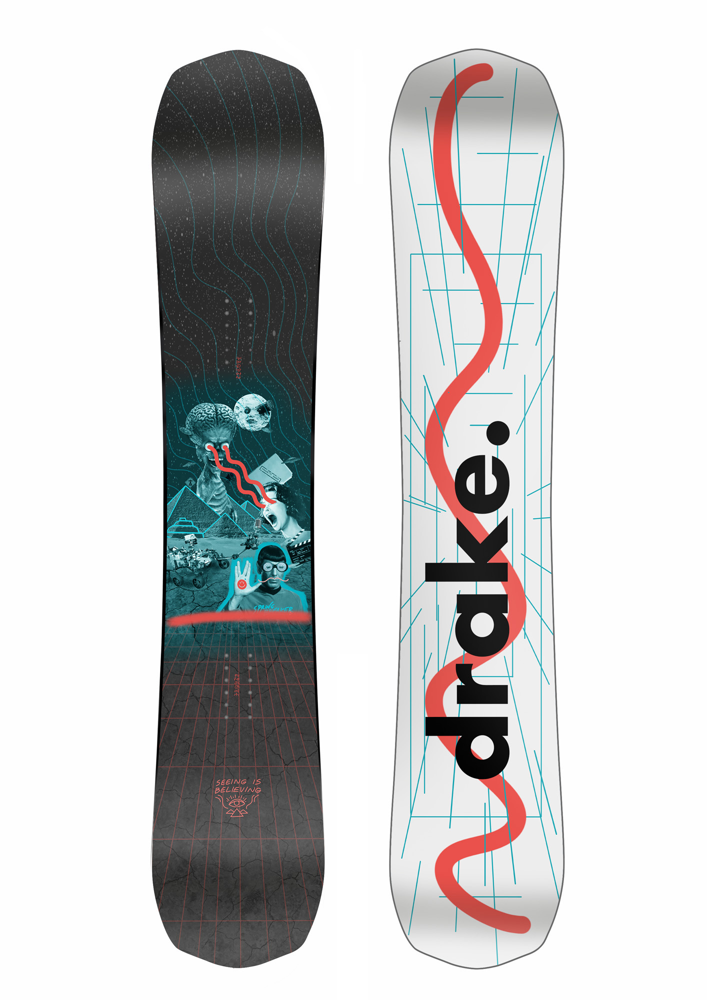 Męska Deska snowboardowa Drake Squad