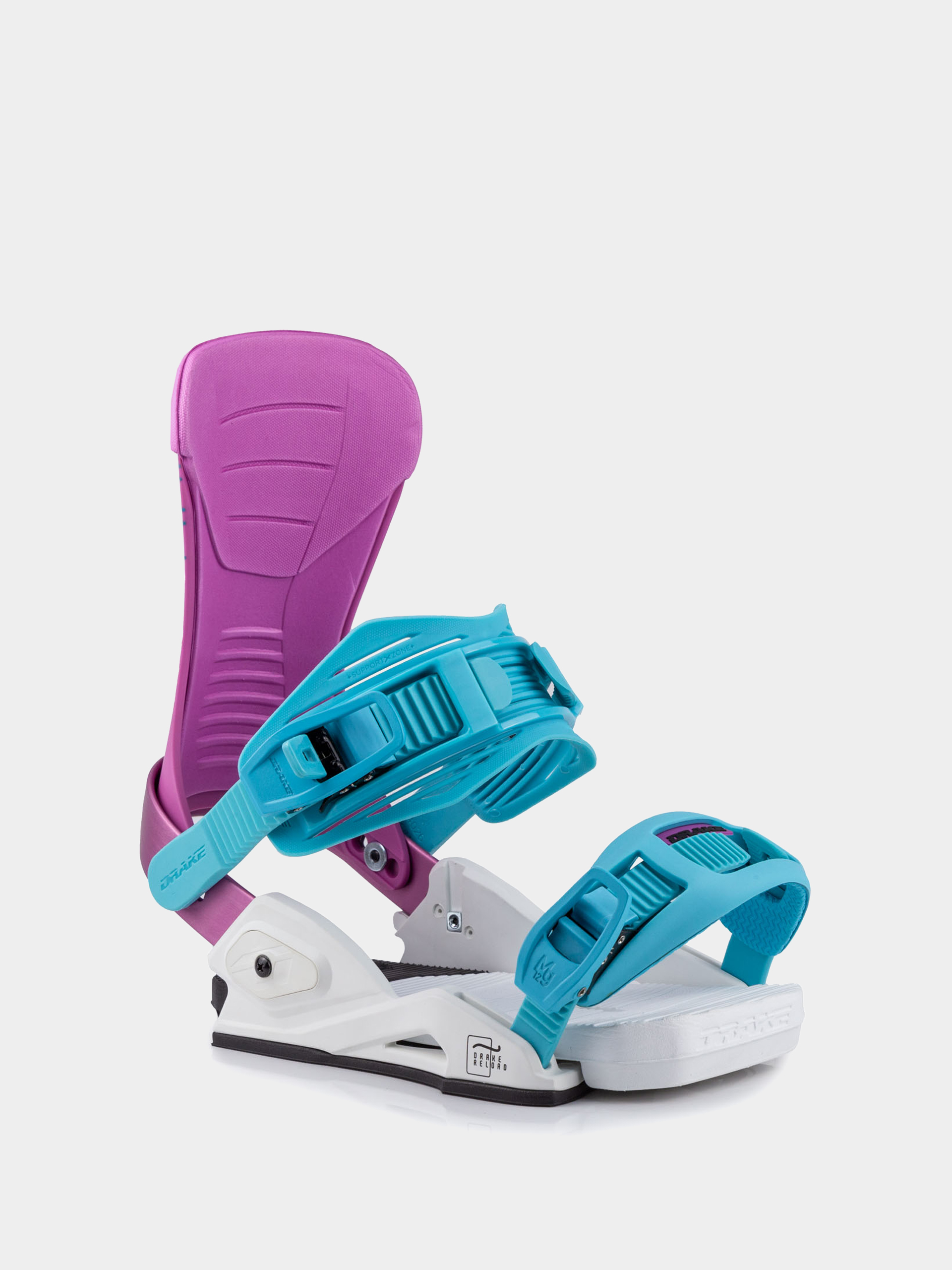 Męskie Wiązania snowboardowe Drake Reload (white/purple)
