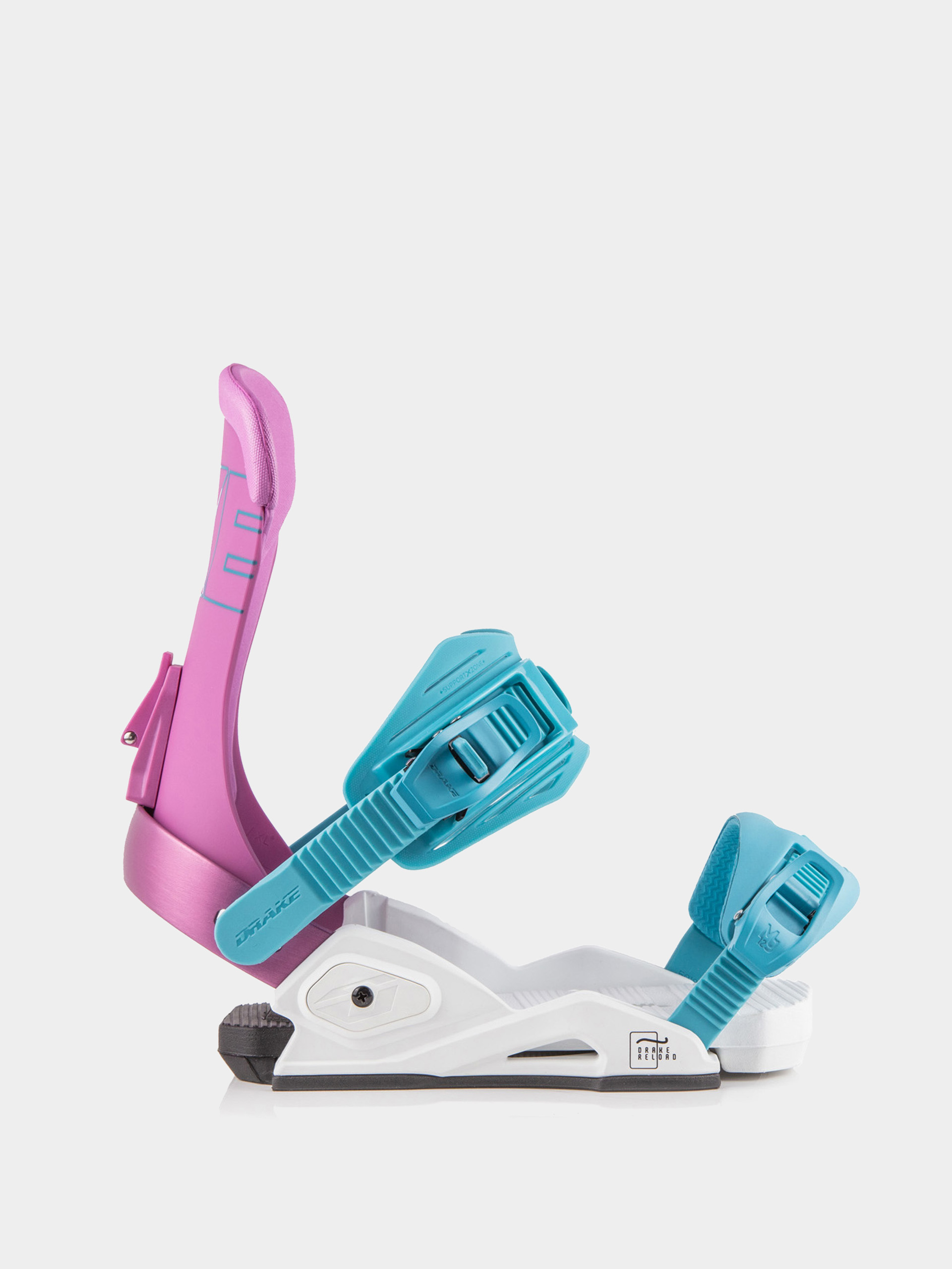 Męskie Wiązania snowboardowe Drake Reload (white/purple)