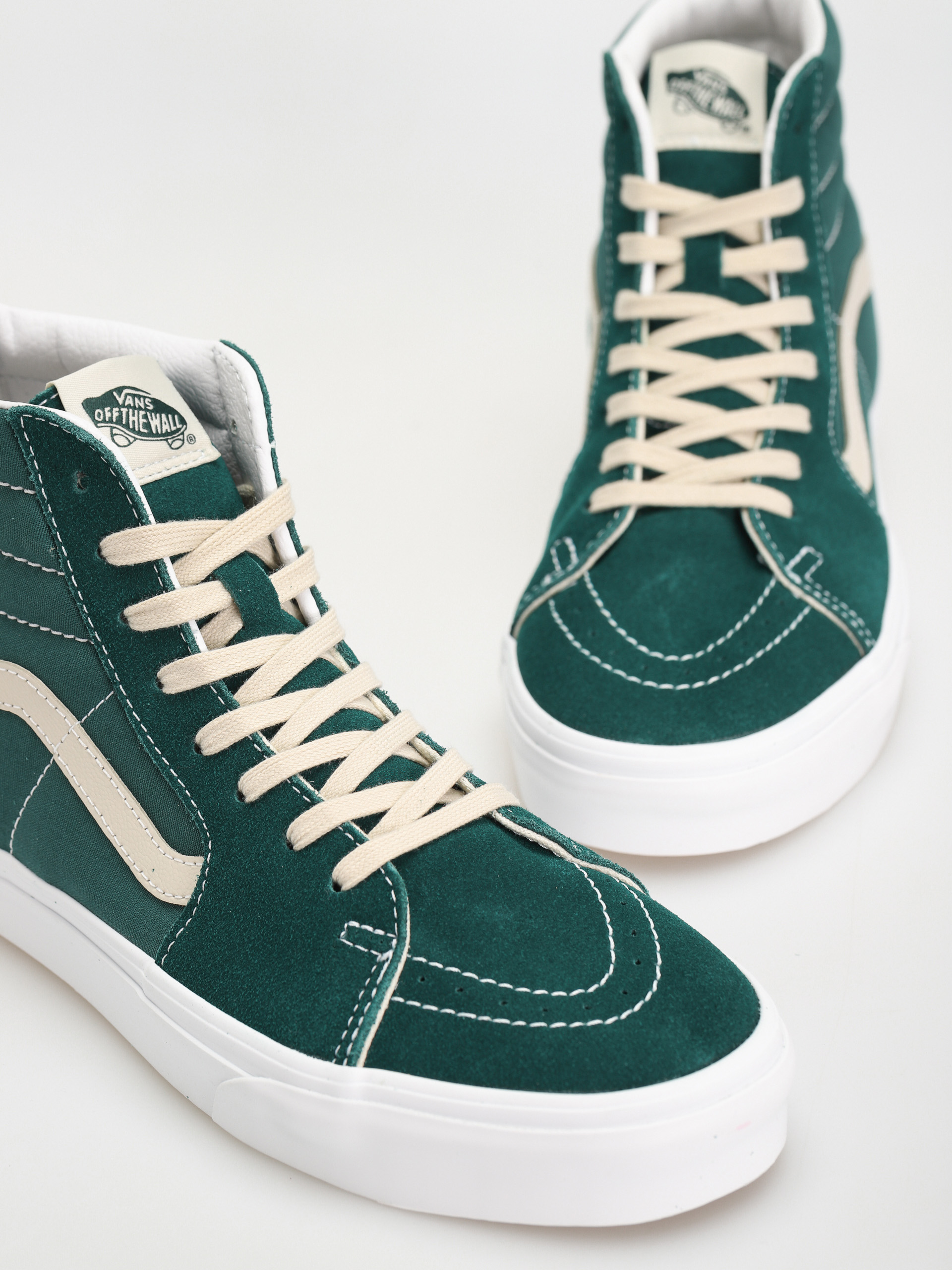 Buty Vans Sk8 Hi (team wellness green/true white)