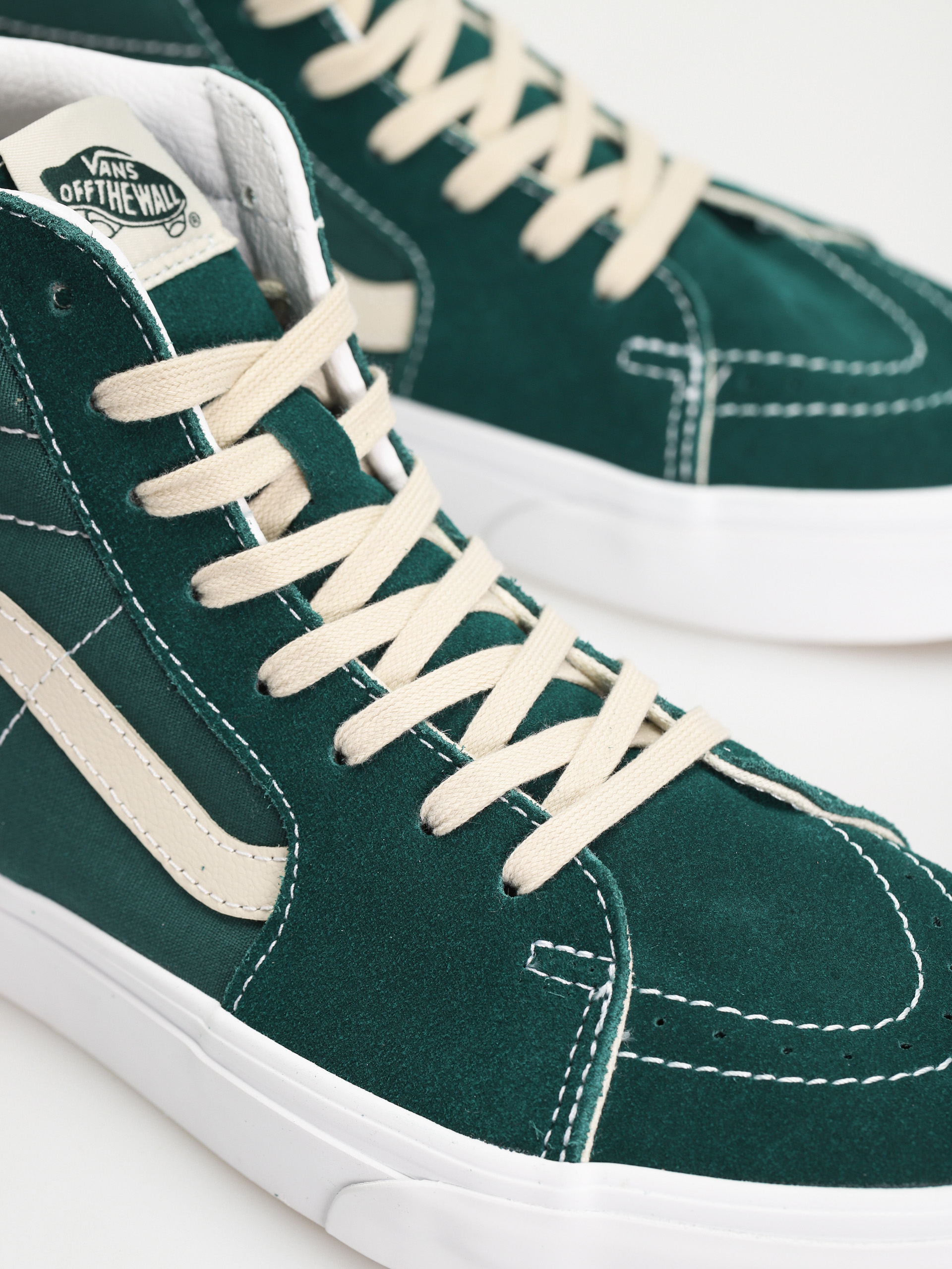 Buty Vans Sk8 Hi (team wellness green/true white)