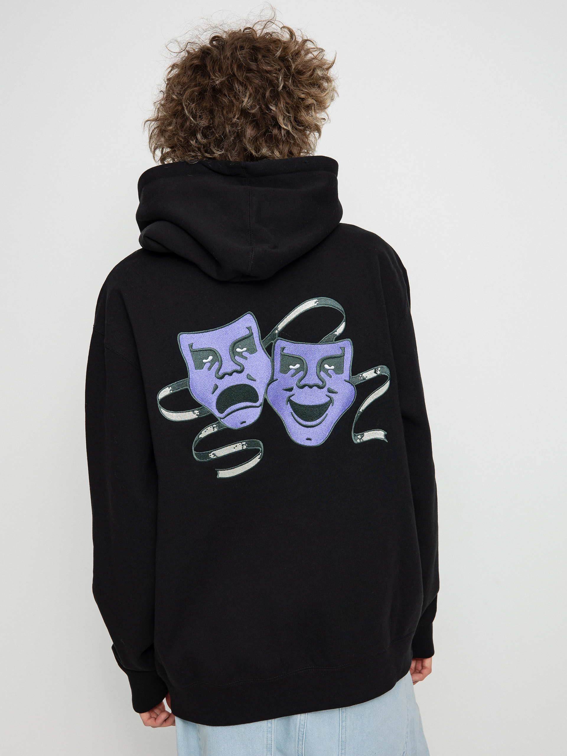 Bluza z kapturem OBEY Obey Late HD (black)