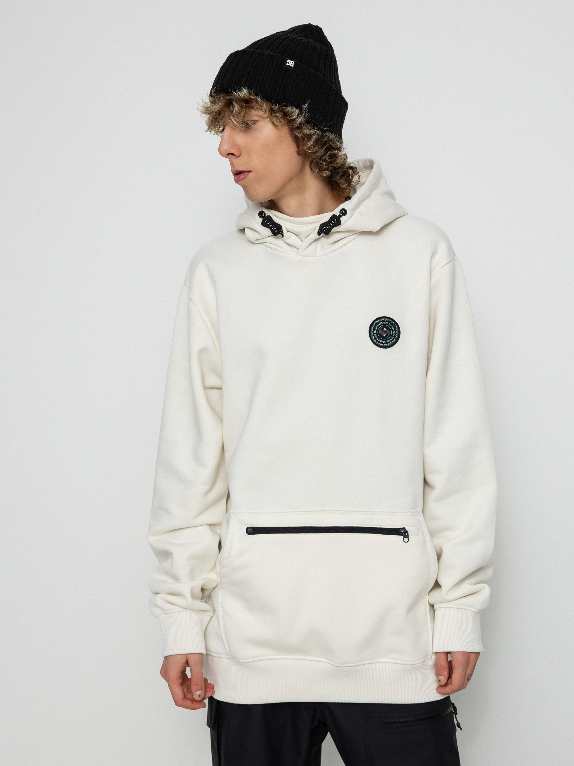Męska Bluza aktywna Quiksilver Big Logo Tech HD (snow white)