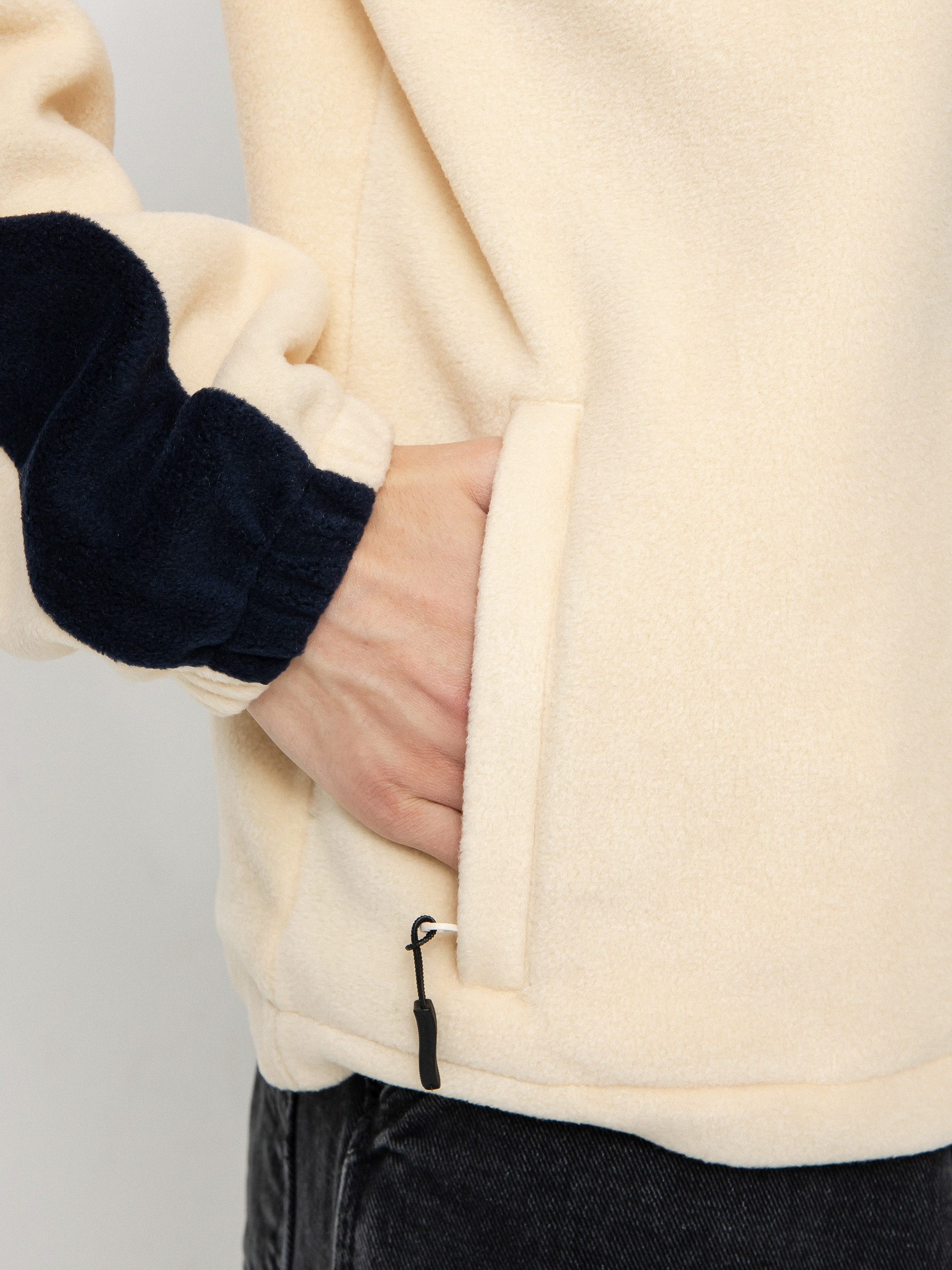 Męski Polar Method Fast Times 1/4 Zip (oat/navy)