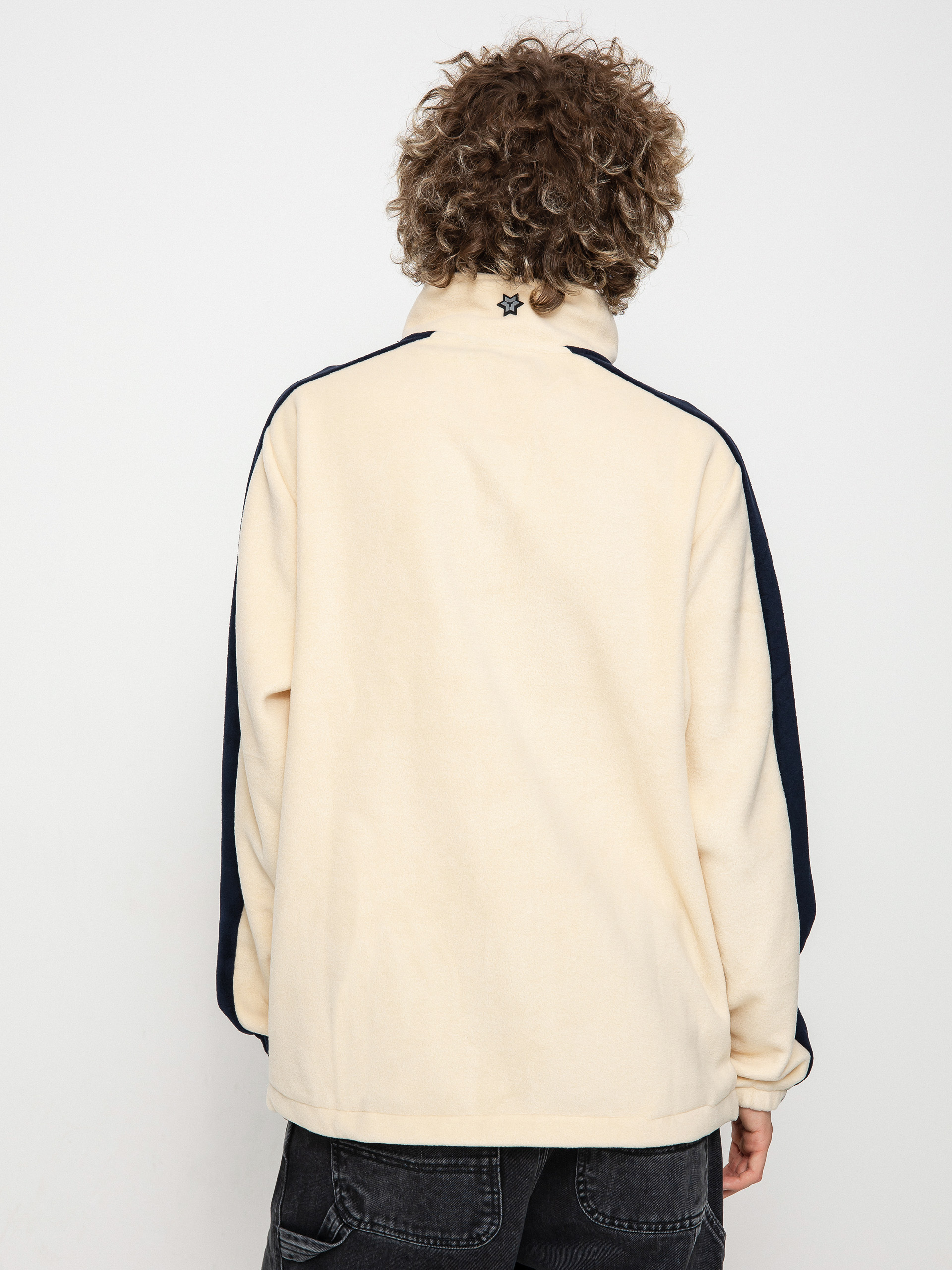 Męski Polar Method Fast Times 1/4 Zip (oat/navy)