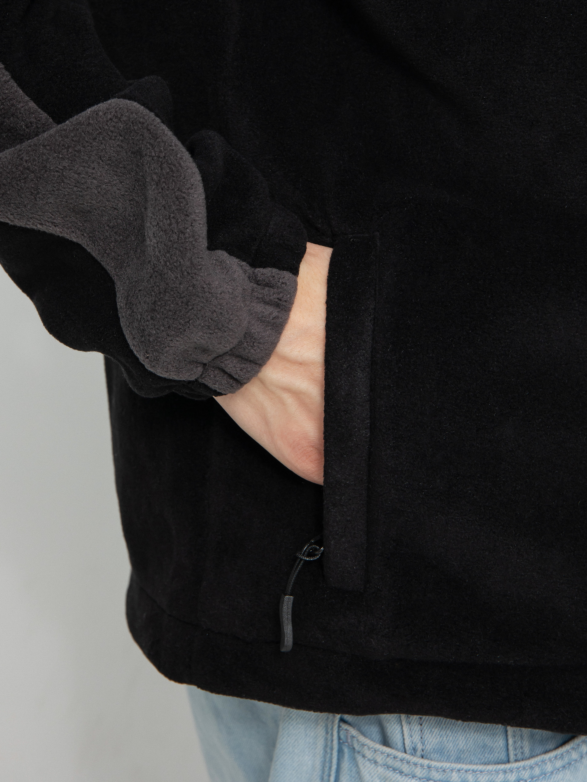 Męski Polar Method Fast Times 1/4 Zip (black/dark grey)