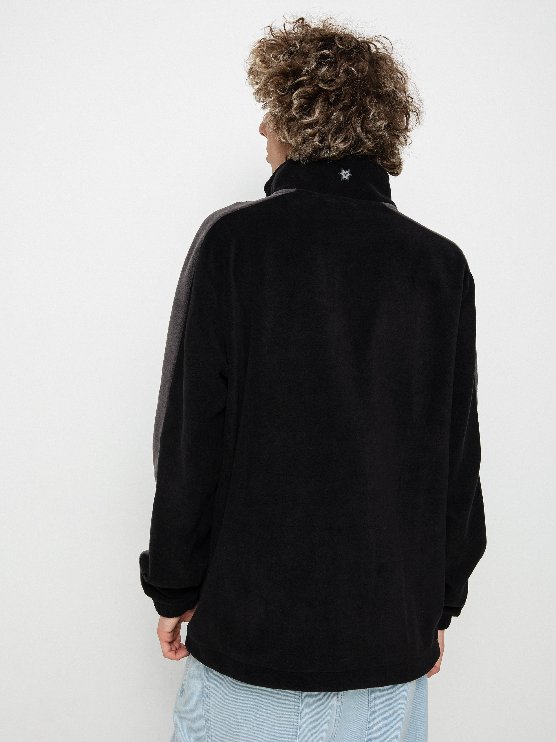 Męski Polar Method Fast Times 1/4 Zip (black/dark grey)