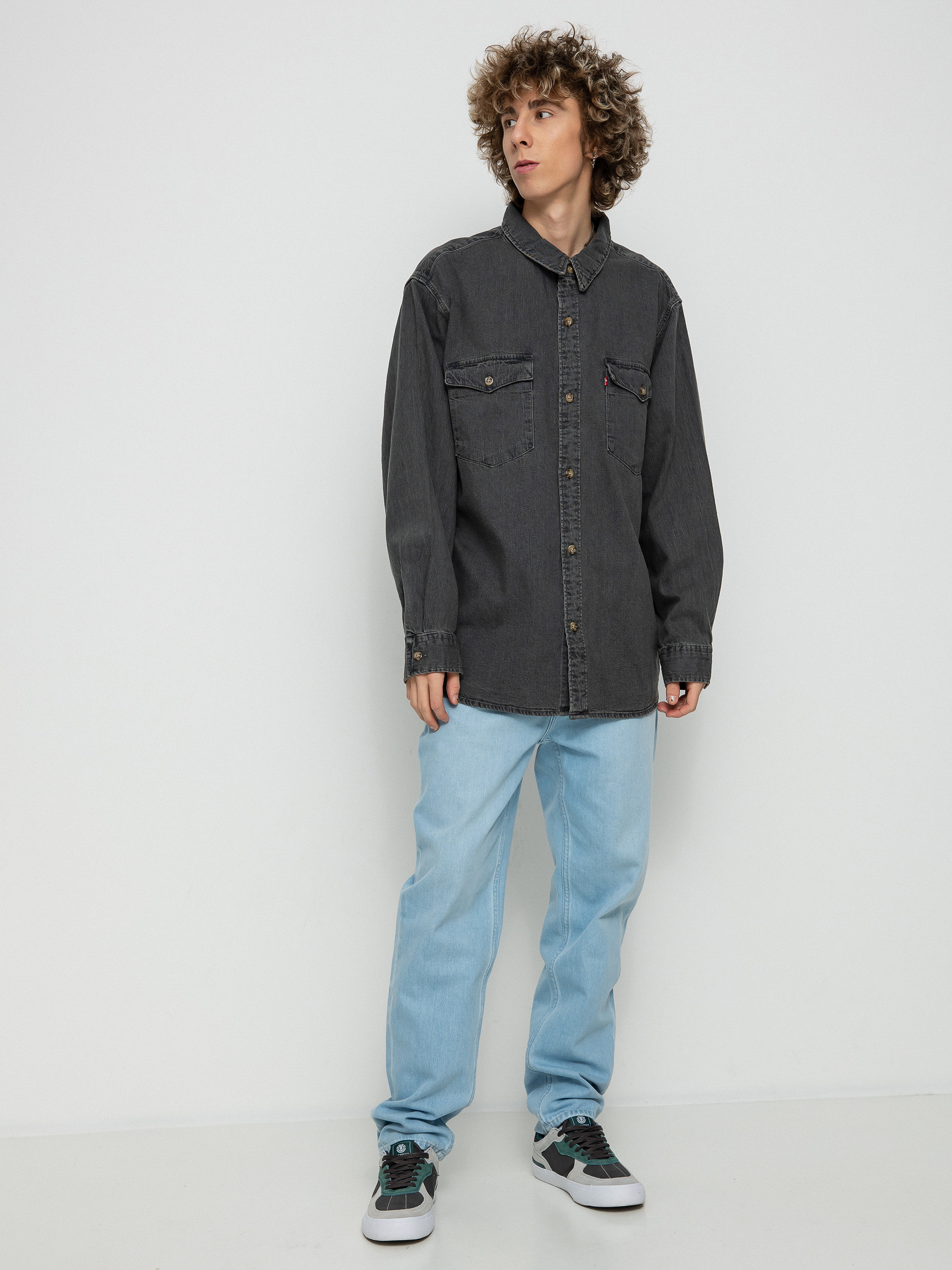 Koszula Levi's® Relaxed Fit Western (black worn)
