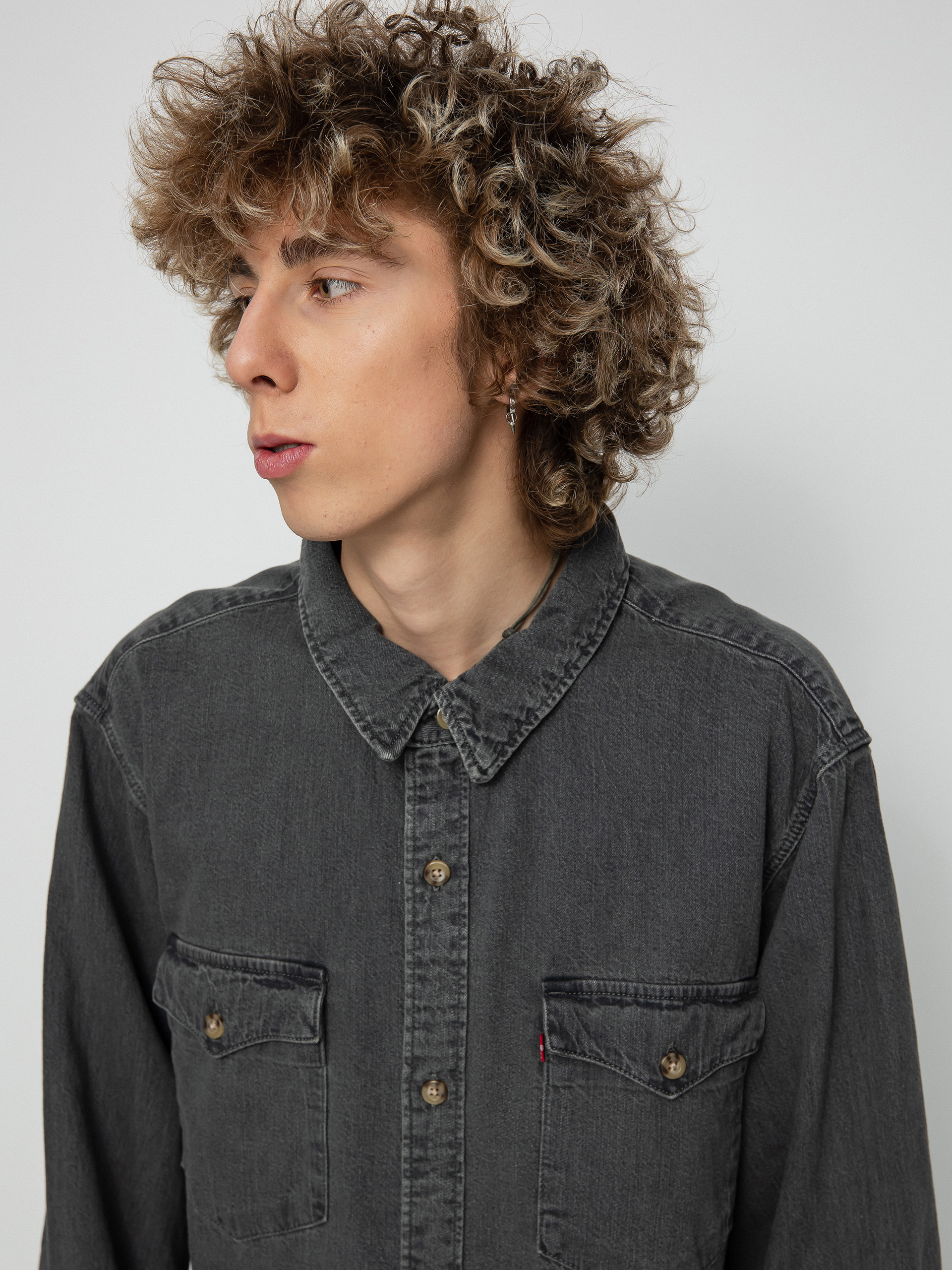 Koszula Levi's® Relaxed Fit Western (black worn)