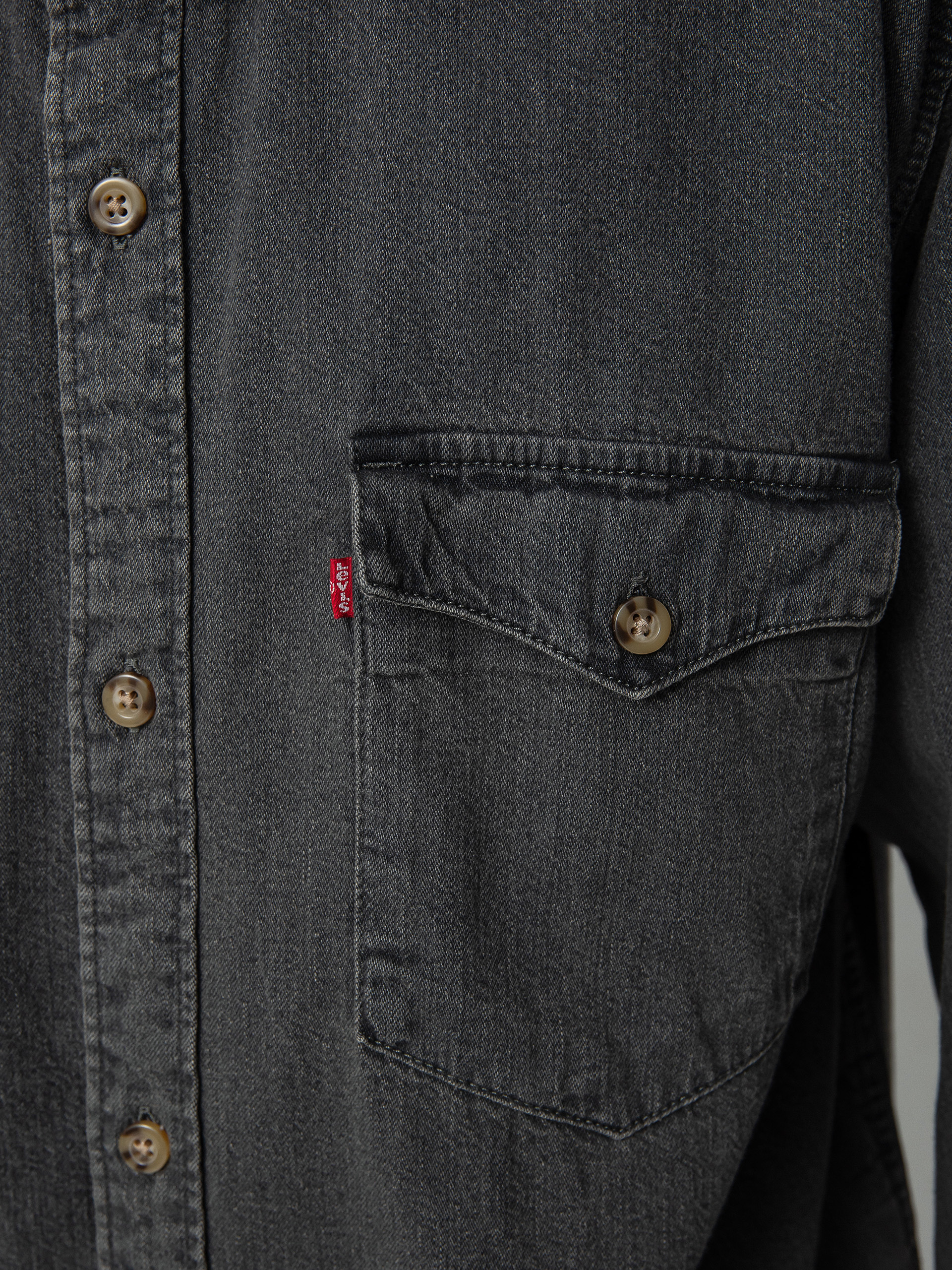 Koszula Levi's® Relaxed Fit Western (black worn)