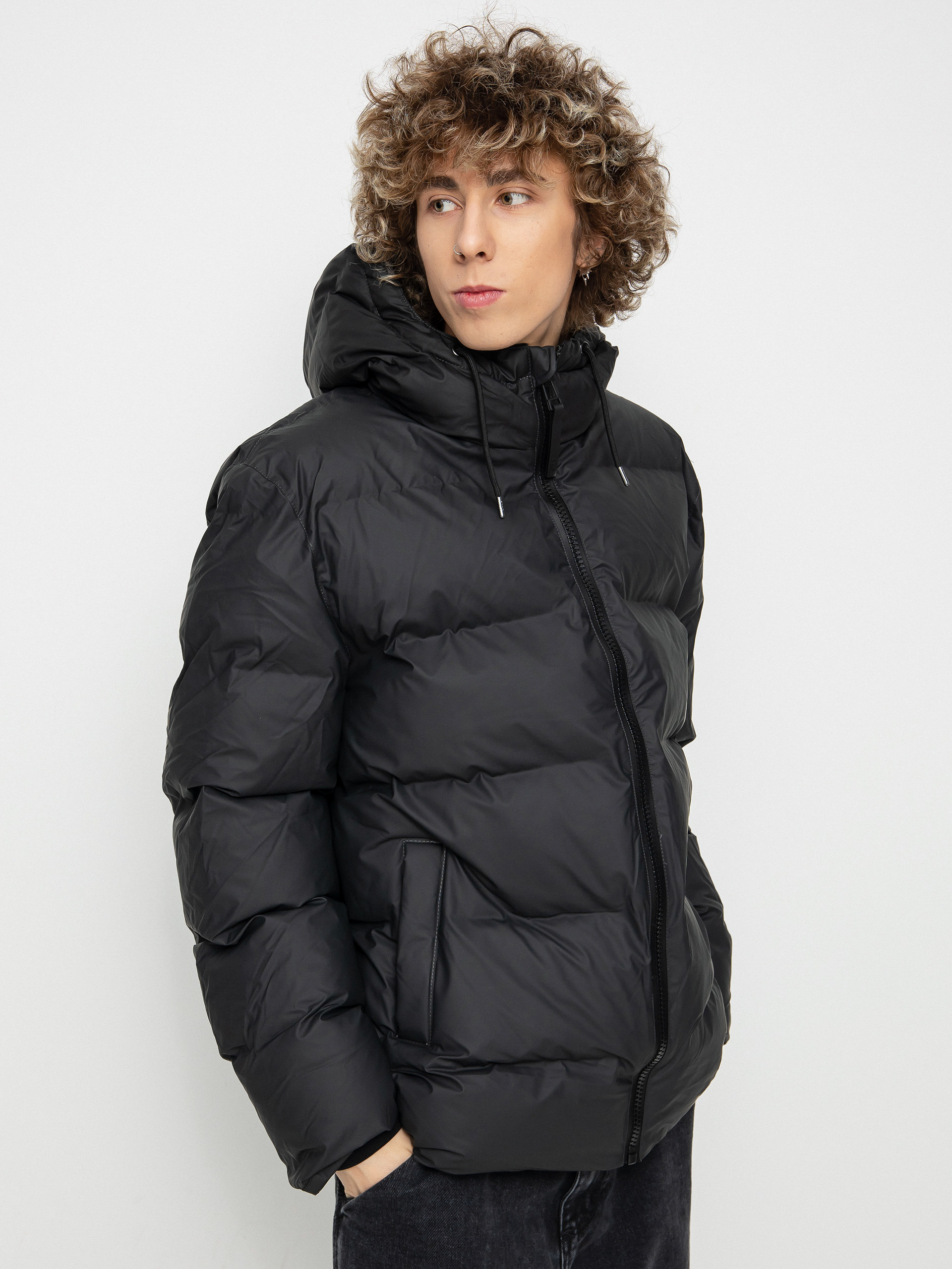 Kurtka Rains Puffer Jacket (black)