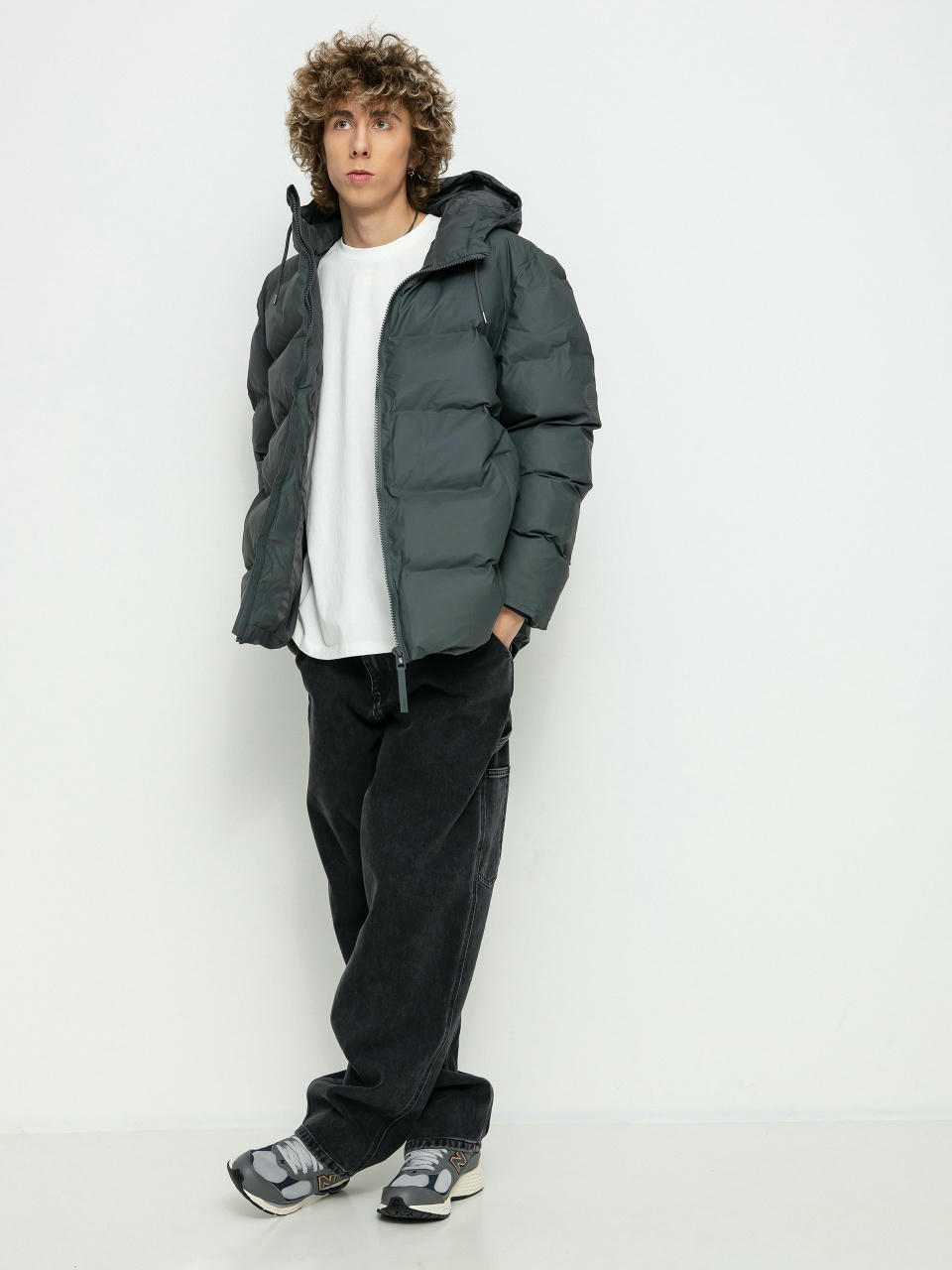 Kurtka Rains Puffer Jacket (slate)