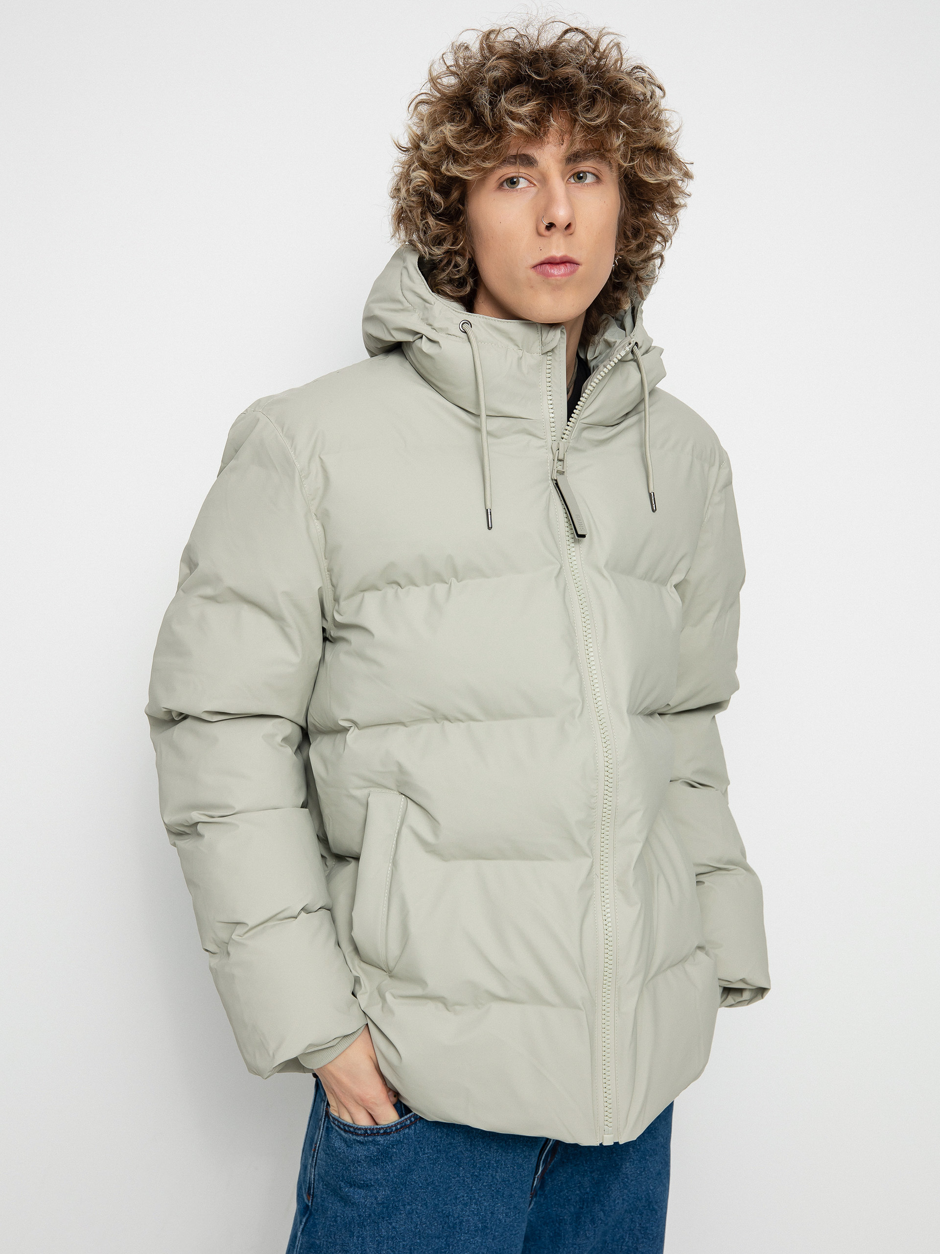 Kurtka Rains Puffer Jacket (cement)