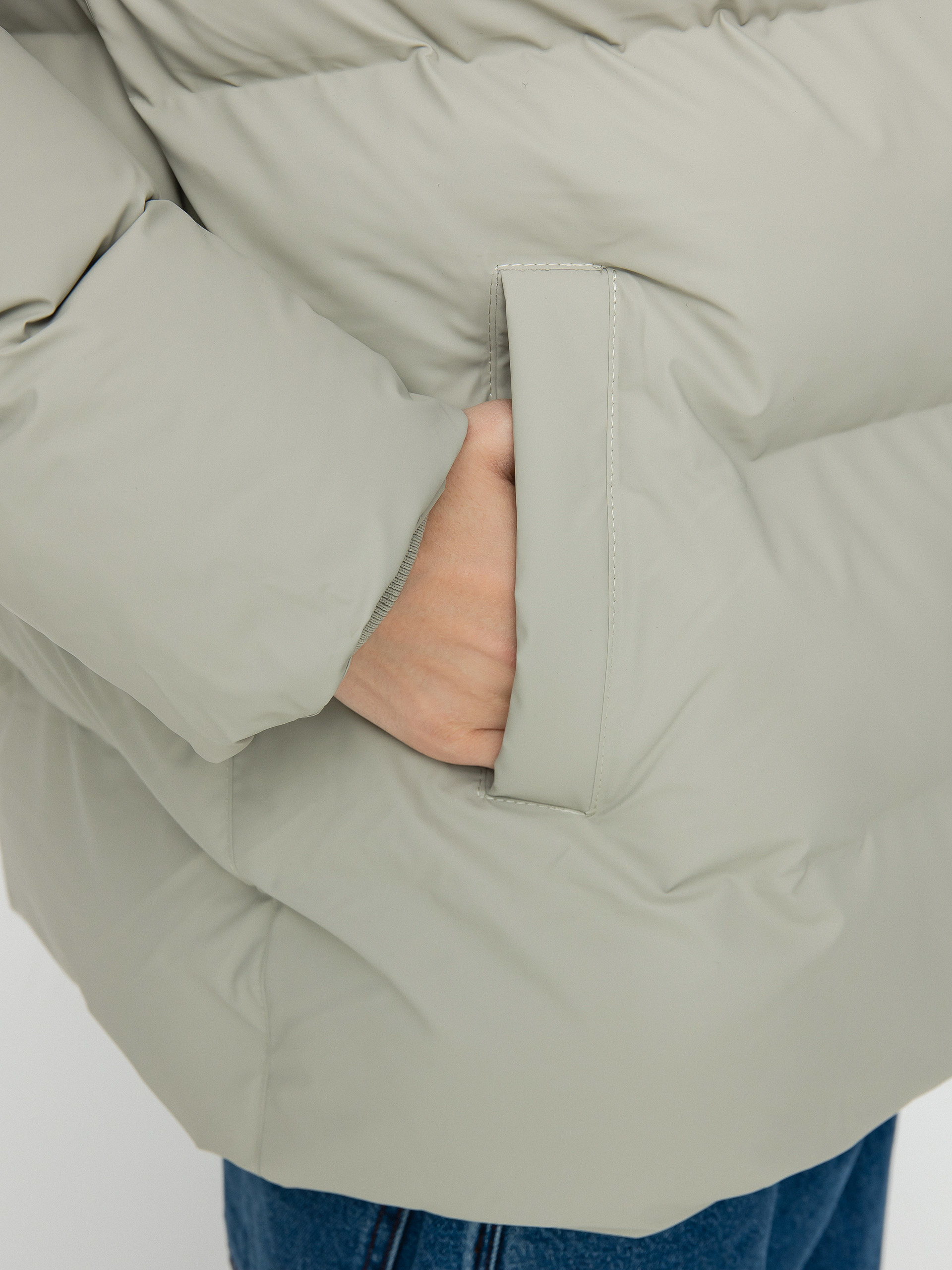 Kurtka Rains Puffer Jacket (cement)