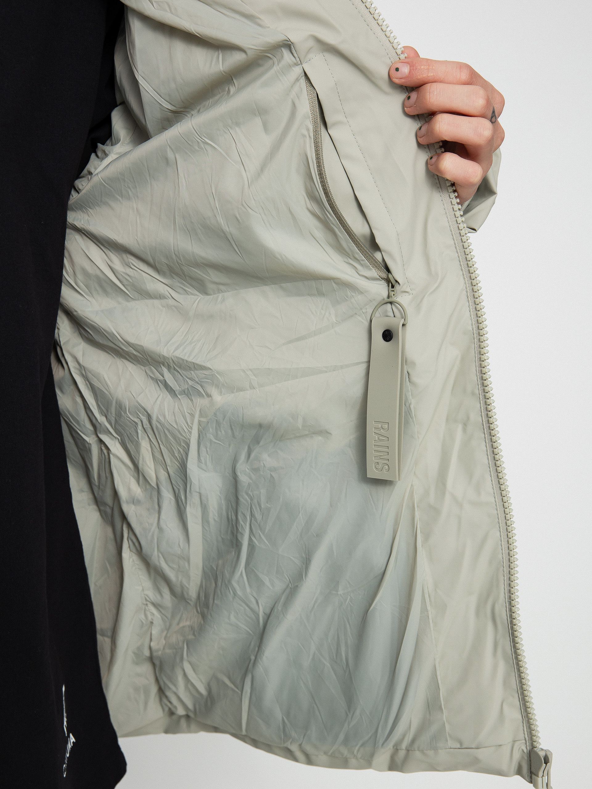 Kurtka Rains Puffer Jacket (cement)