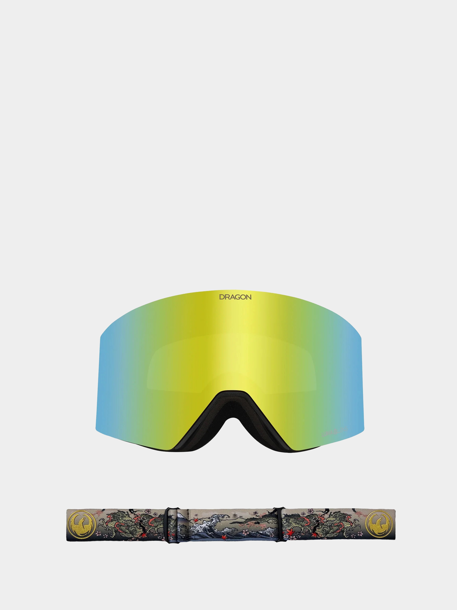 Gogle Dragon RVX MAG OTG (edo/lumalens gold ion/lumalens light rose)