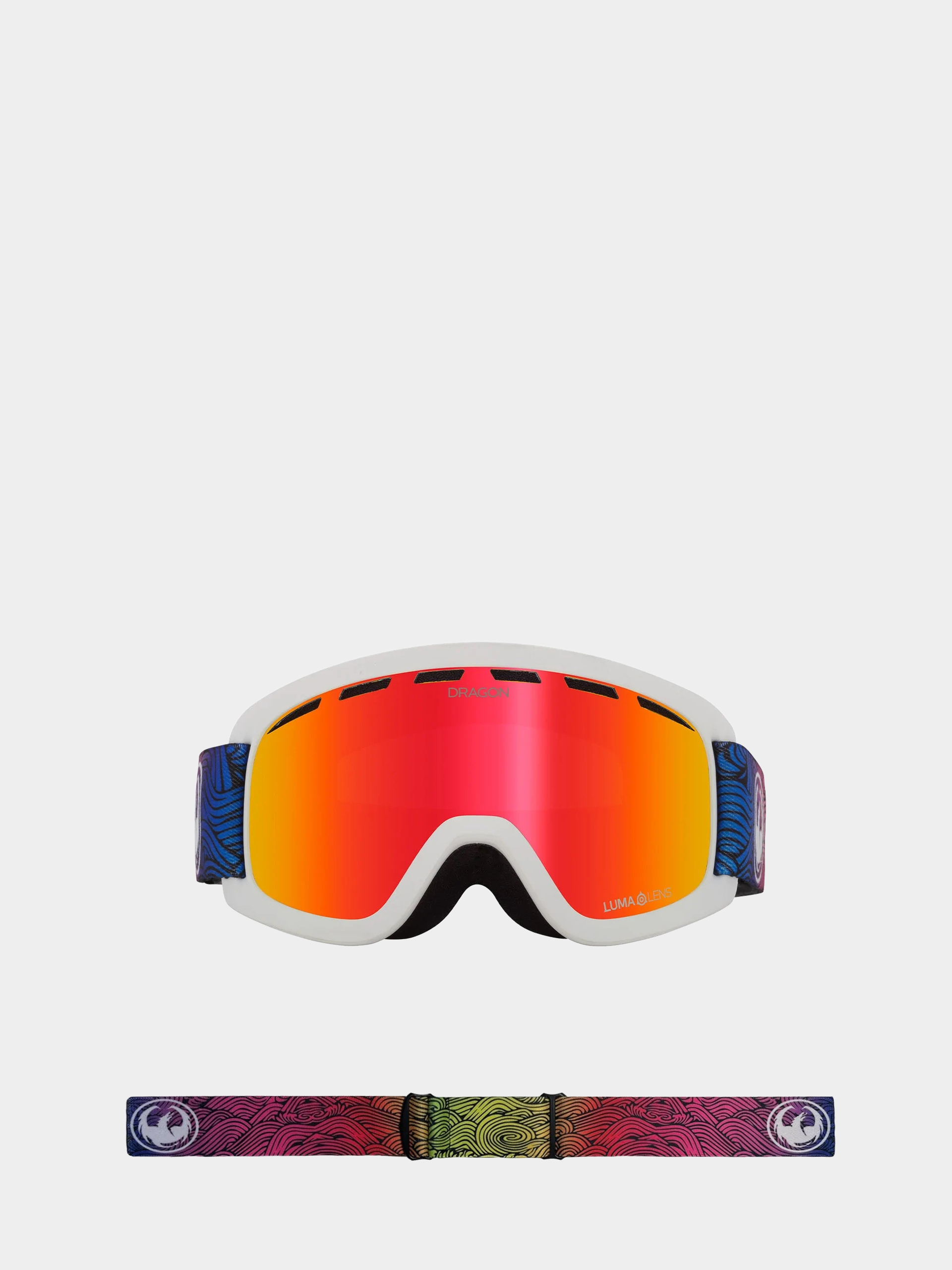 Gogle Dragon LIL D (curly/lumalens red ion)