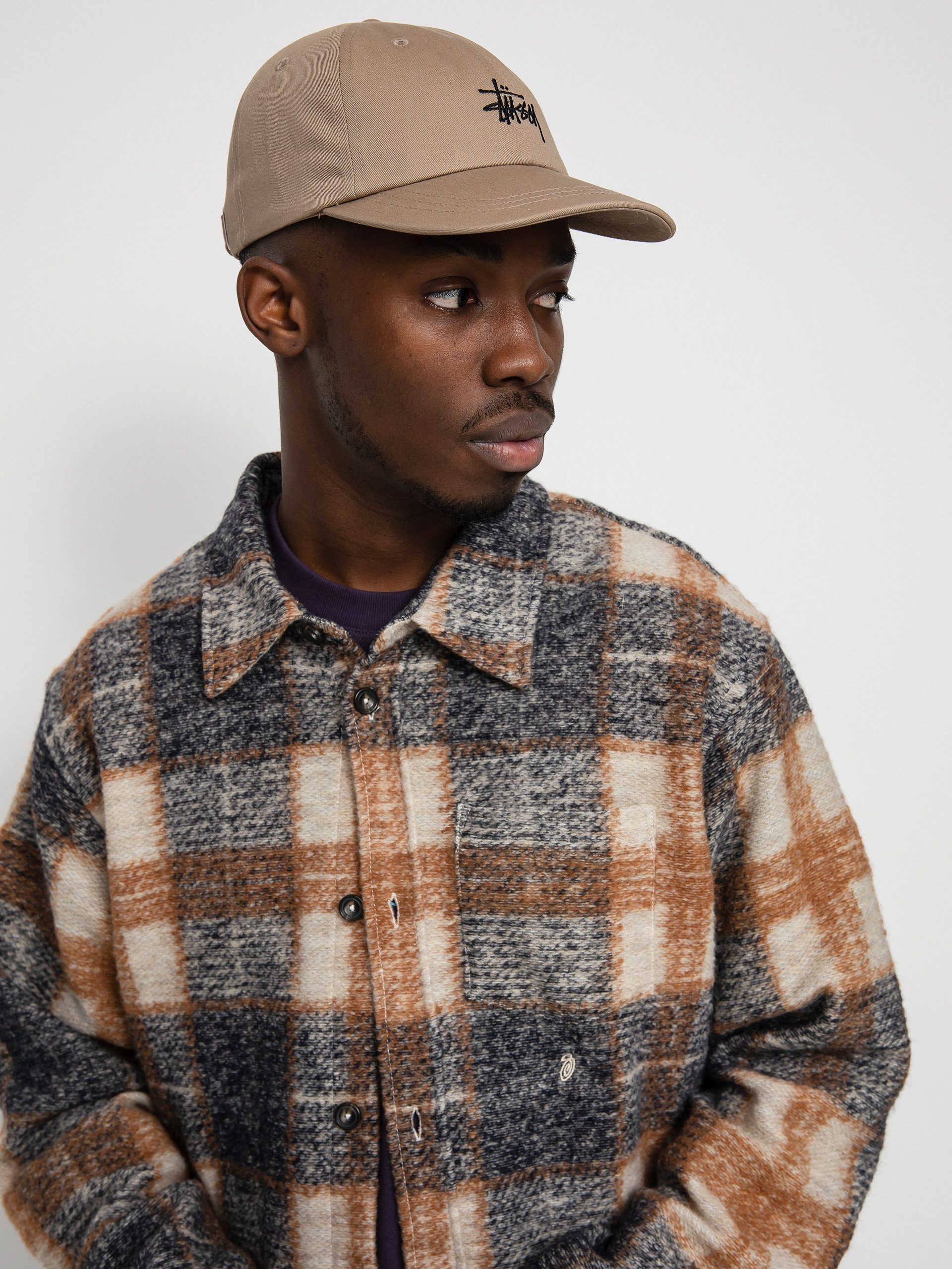 Koszula Stussy Plaid Knit (navy)