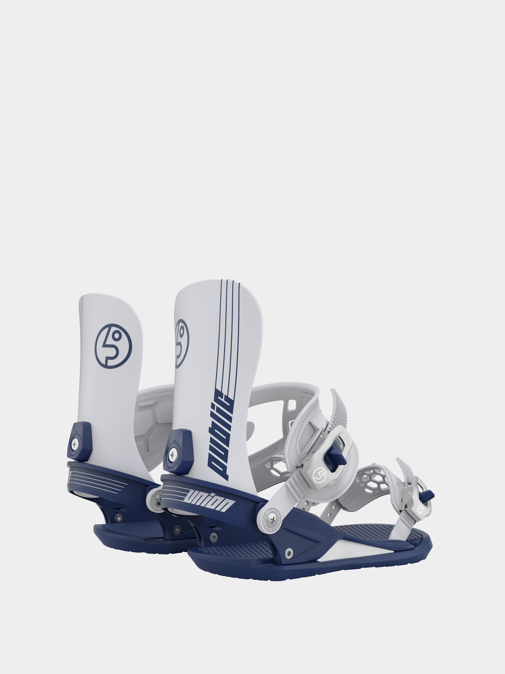 Męskie Wiązania snowboardowe Union Strata x Public Snowboards (blue)