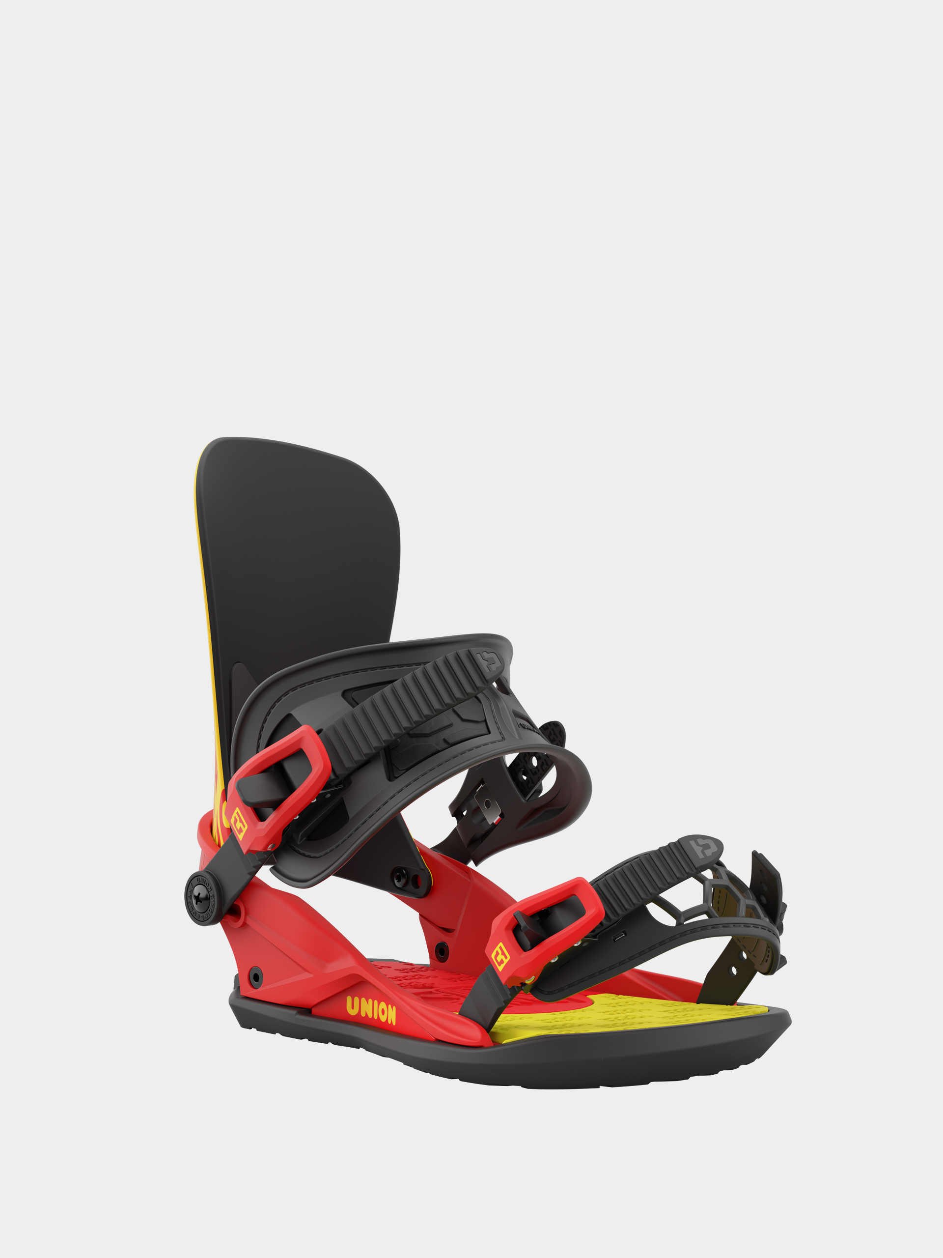 Męskie Wiązania snowboardowe Union Strata x Cobra Dogs (yellow red)