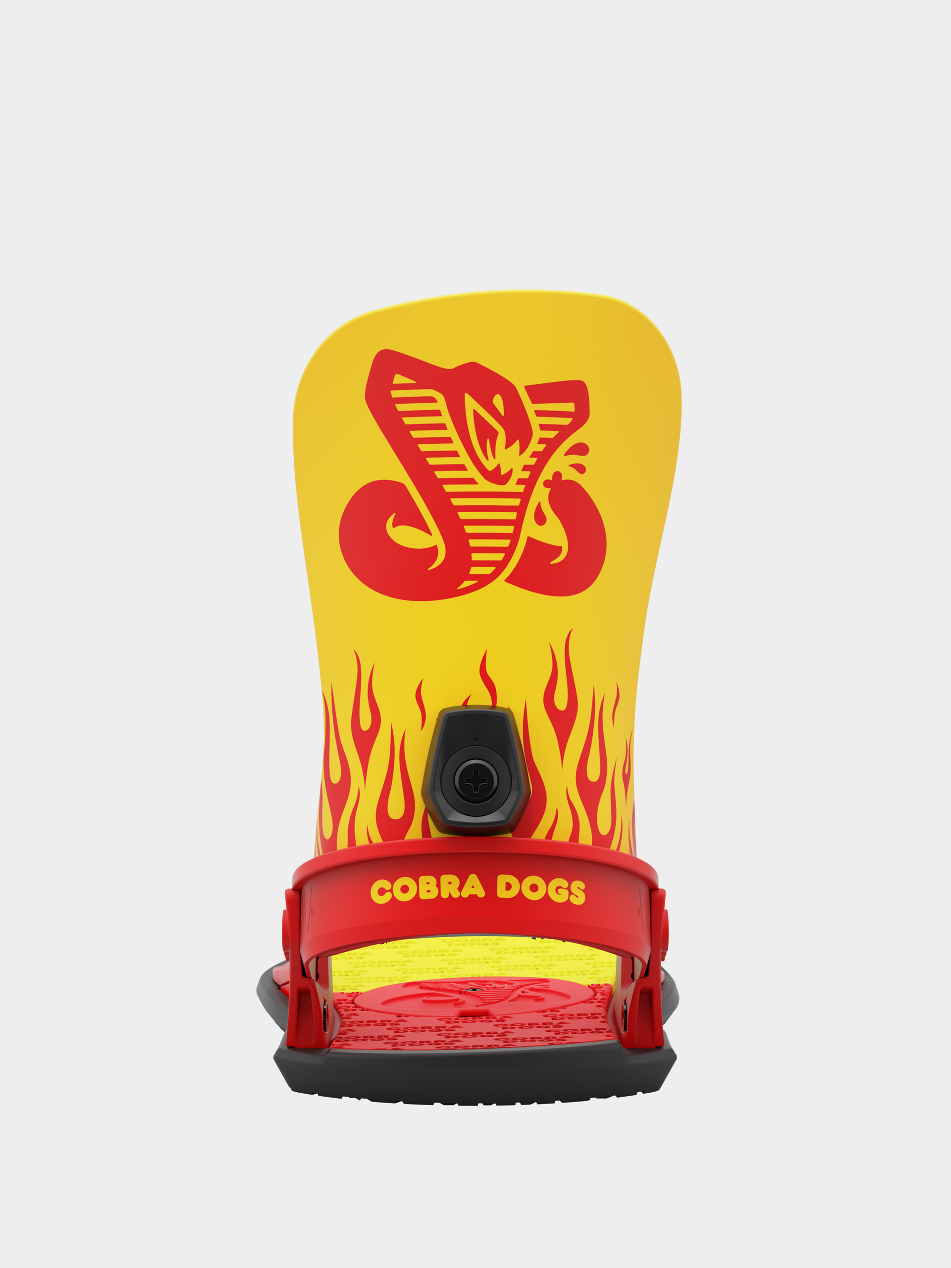 Męskie Wiązania snowboardowe Union Strata x Cobra Dogs (yellow red)