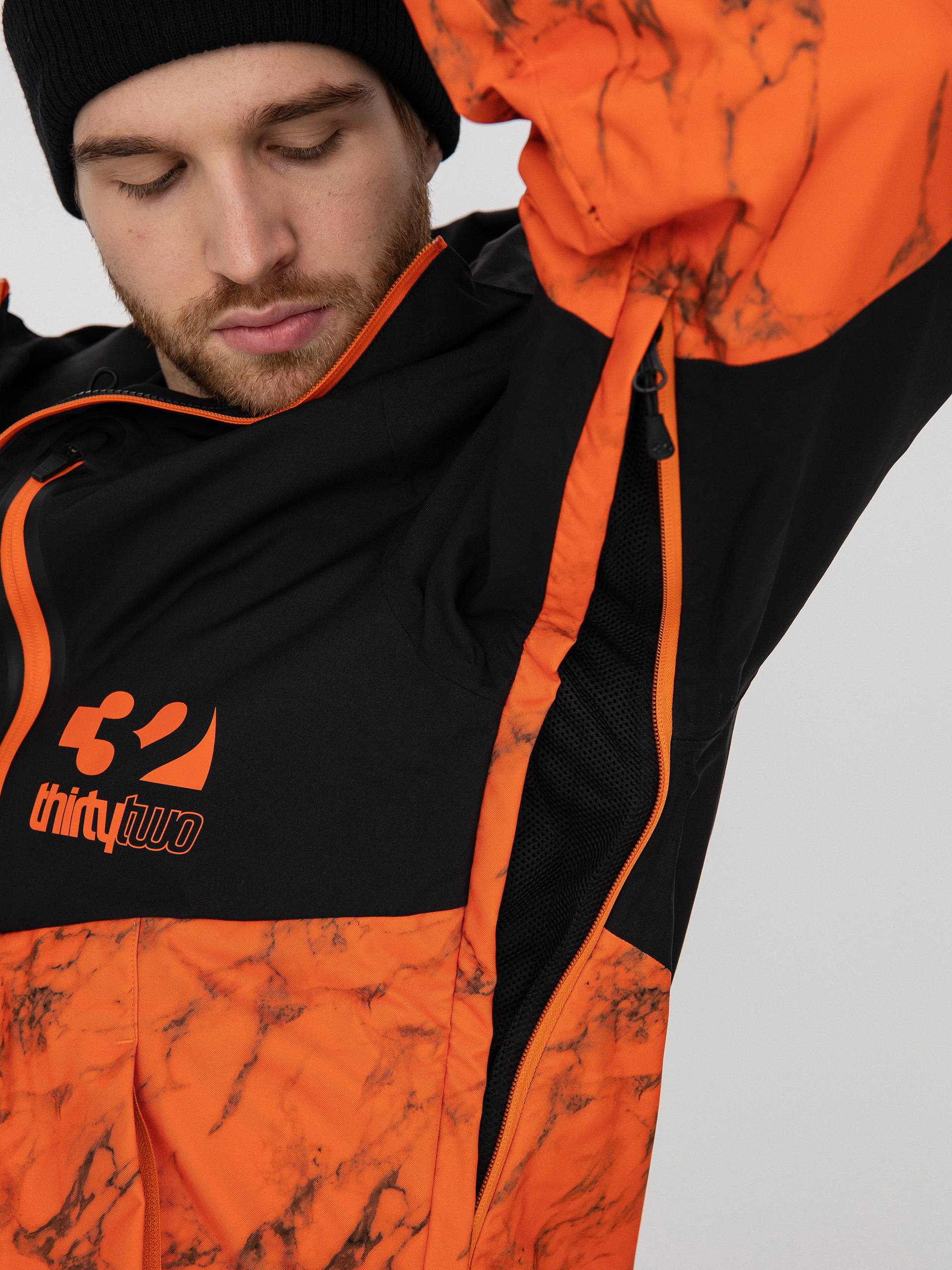 Męska Kurtka snowboardowa ThirtyTwo Tm 3 (black/orange)