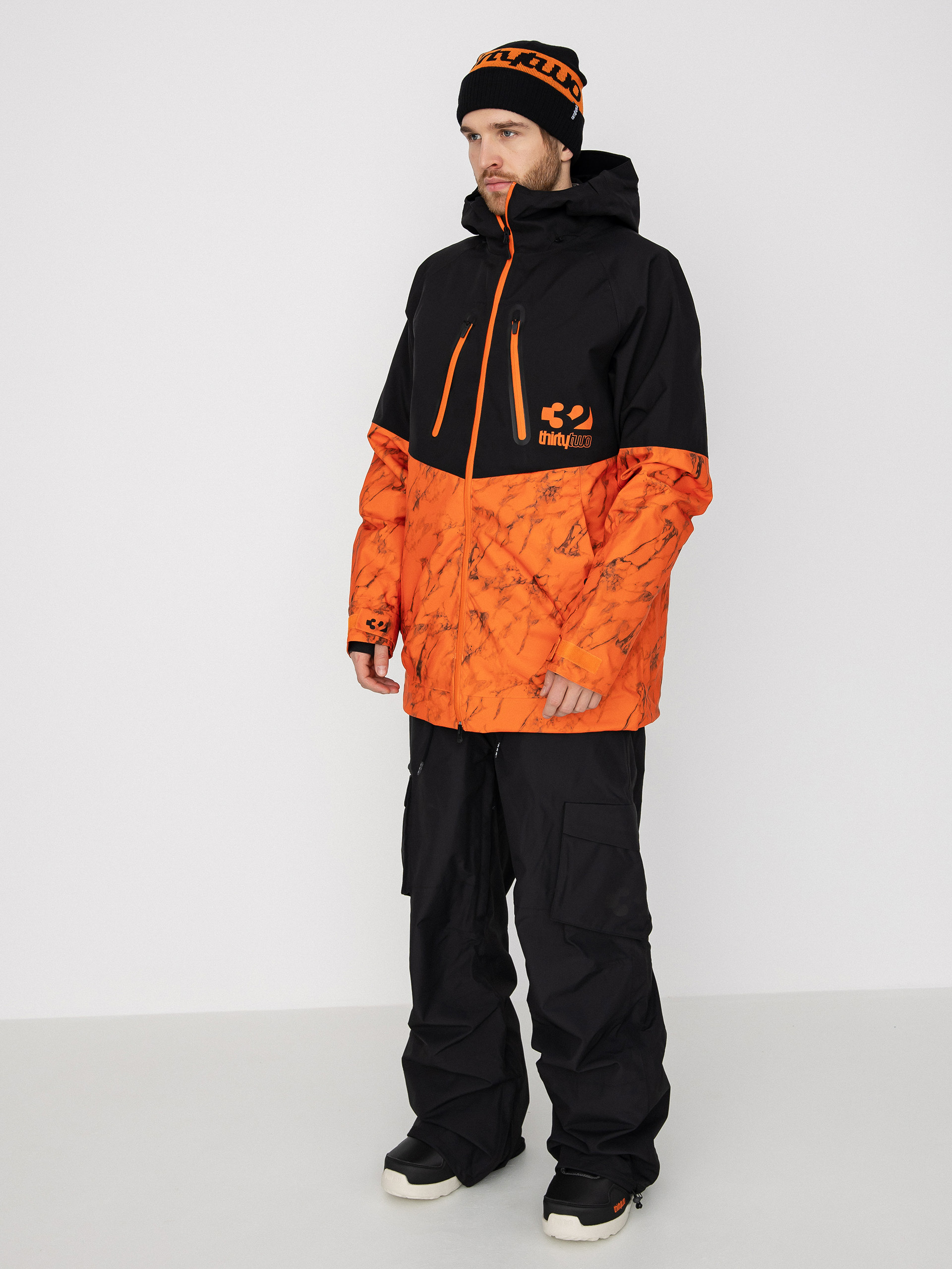 Męska Kurtka snowboardowa ThirtyTwo Tm 3 (black/orange)