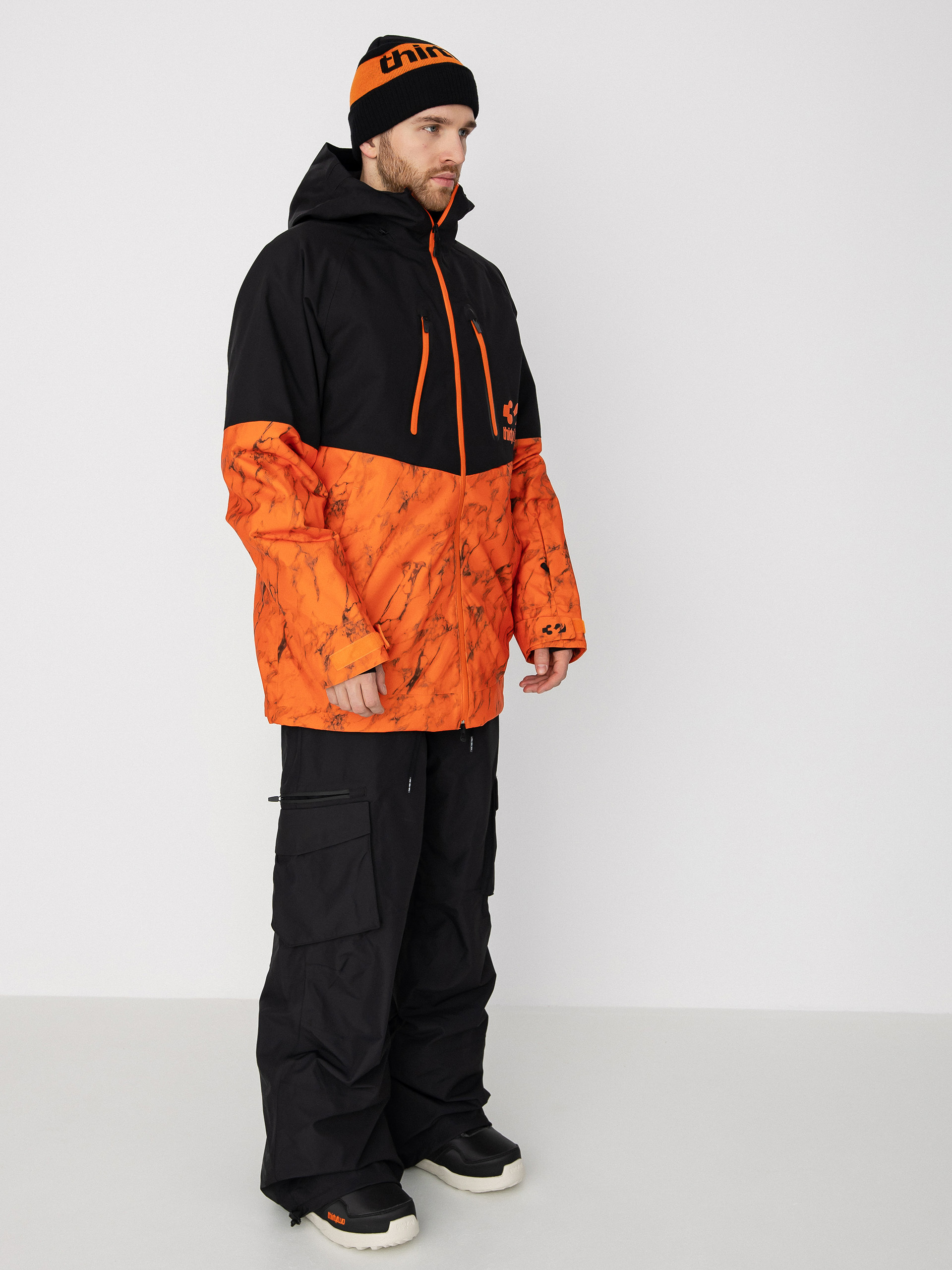 Męska Kurtka snowboardowa ThirtyTwo Tm 3 (black/orange)