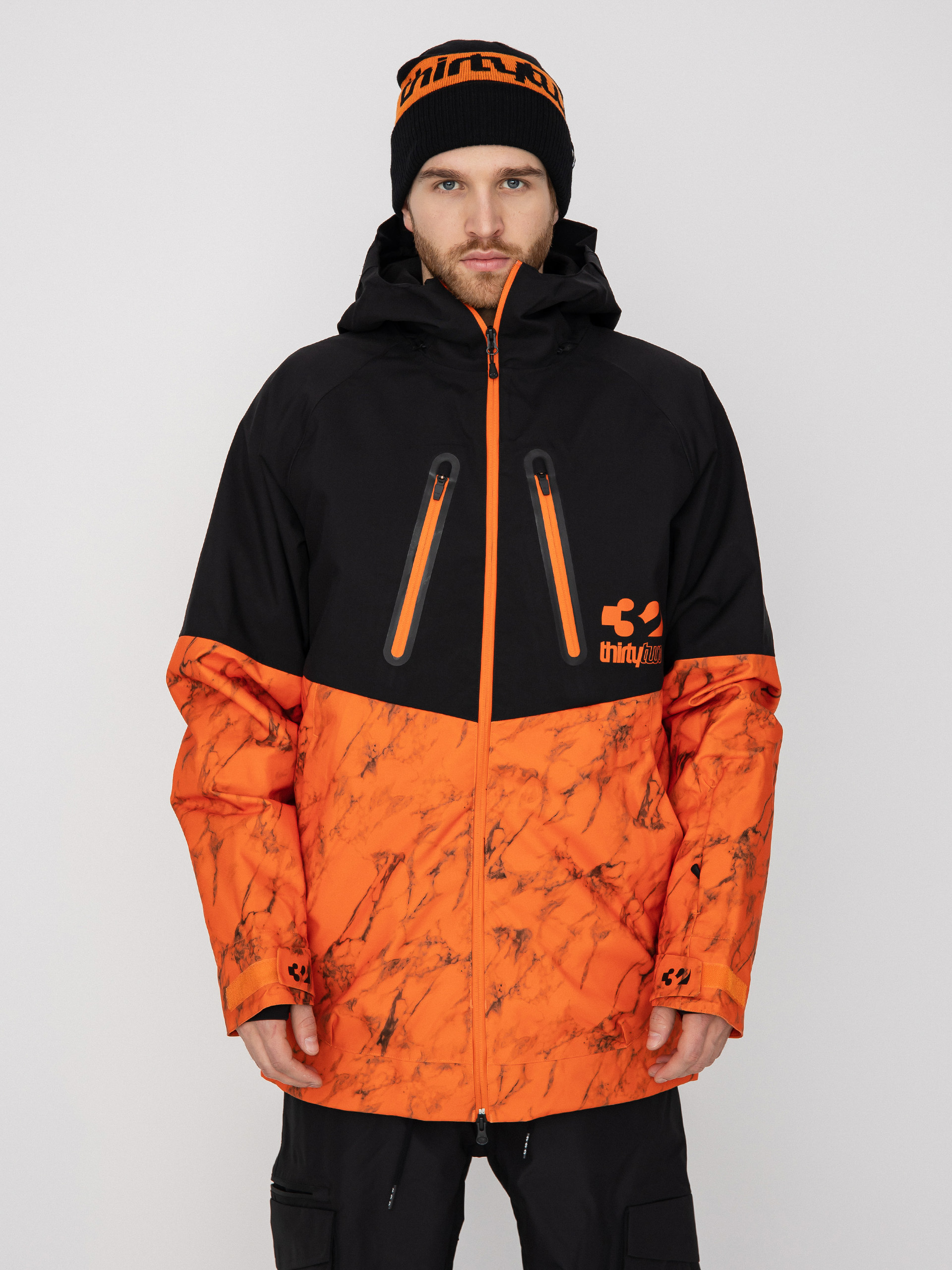 Męska Kurtka snowboardowa ThirtyTwo Tm 3 (black/orange)