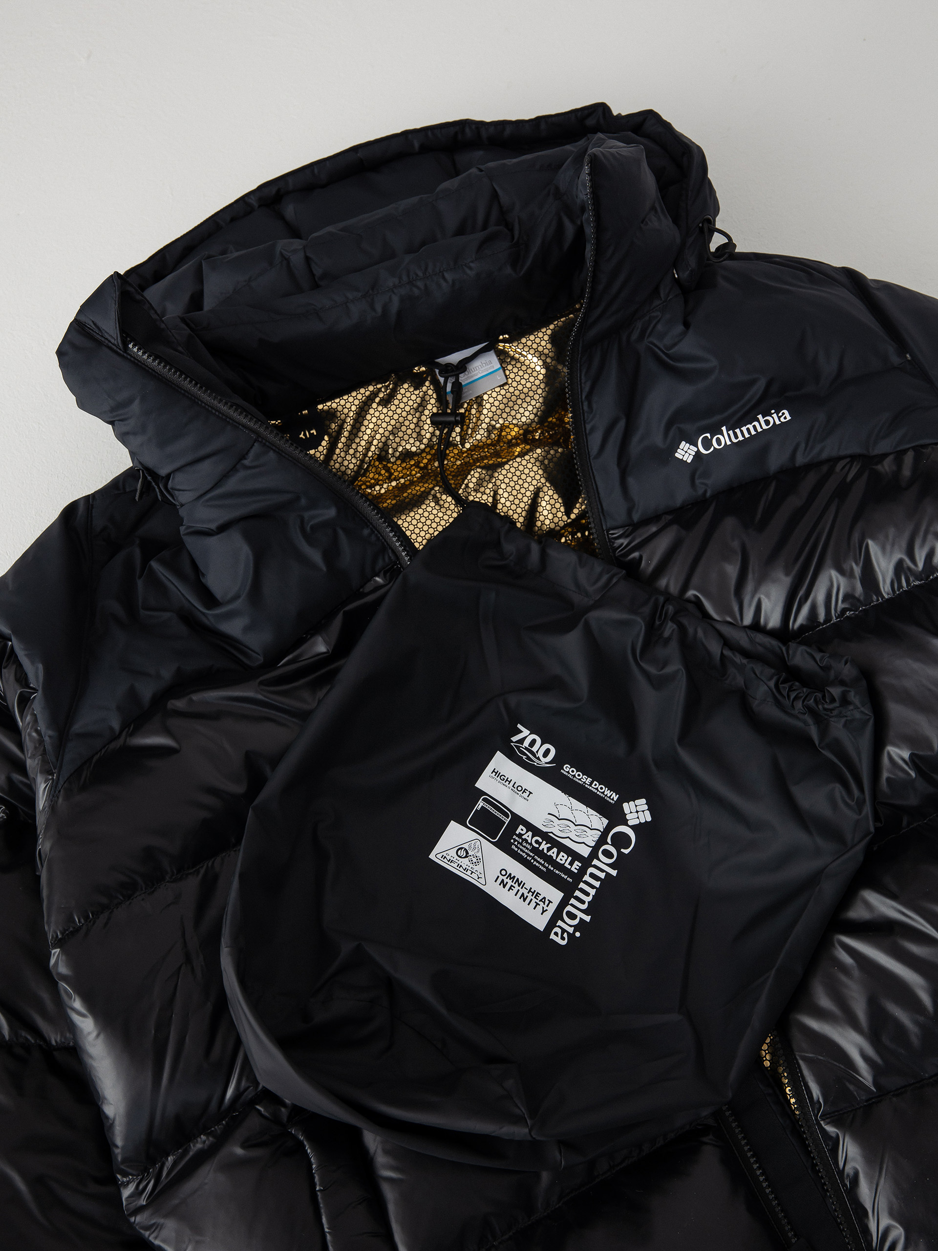 Kurtka Columbia Bulo Point II Down (black shiny bl)