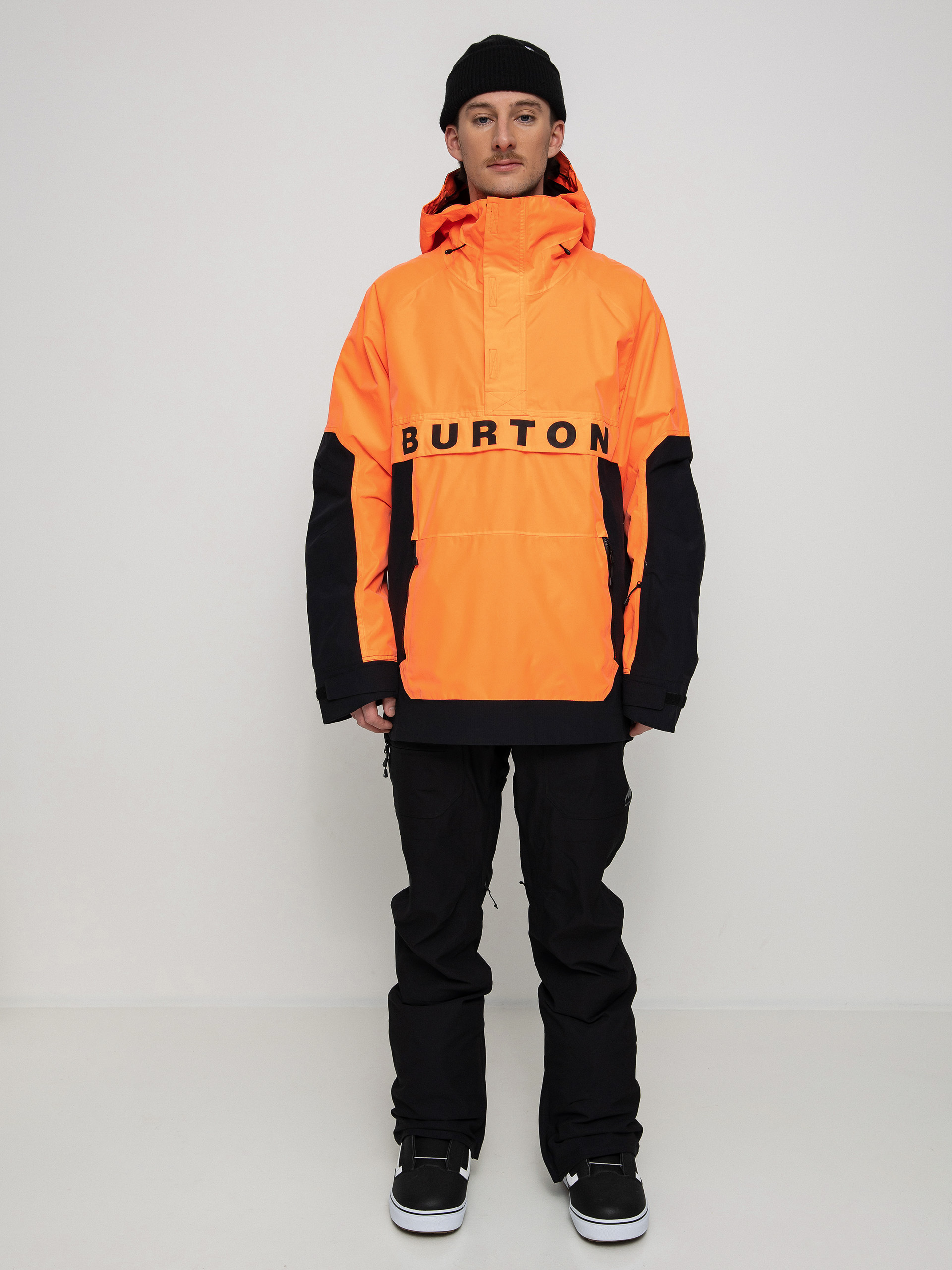 Męska Kurtka snowboardowa Burton Frostner Anorak (tetra orange/true black)