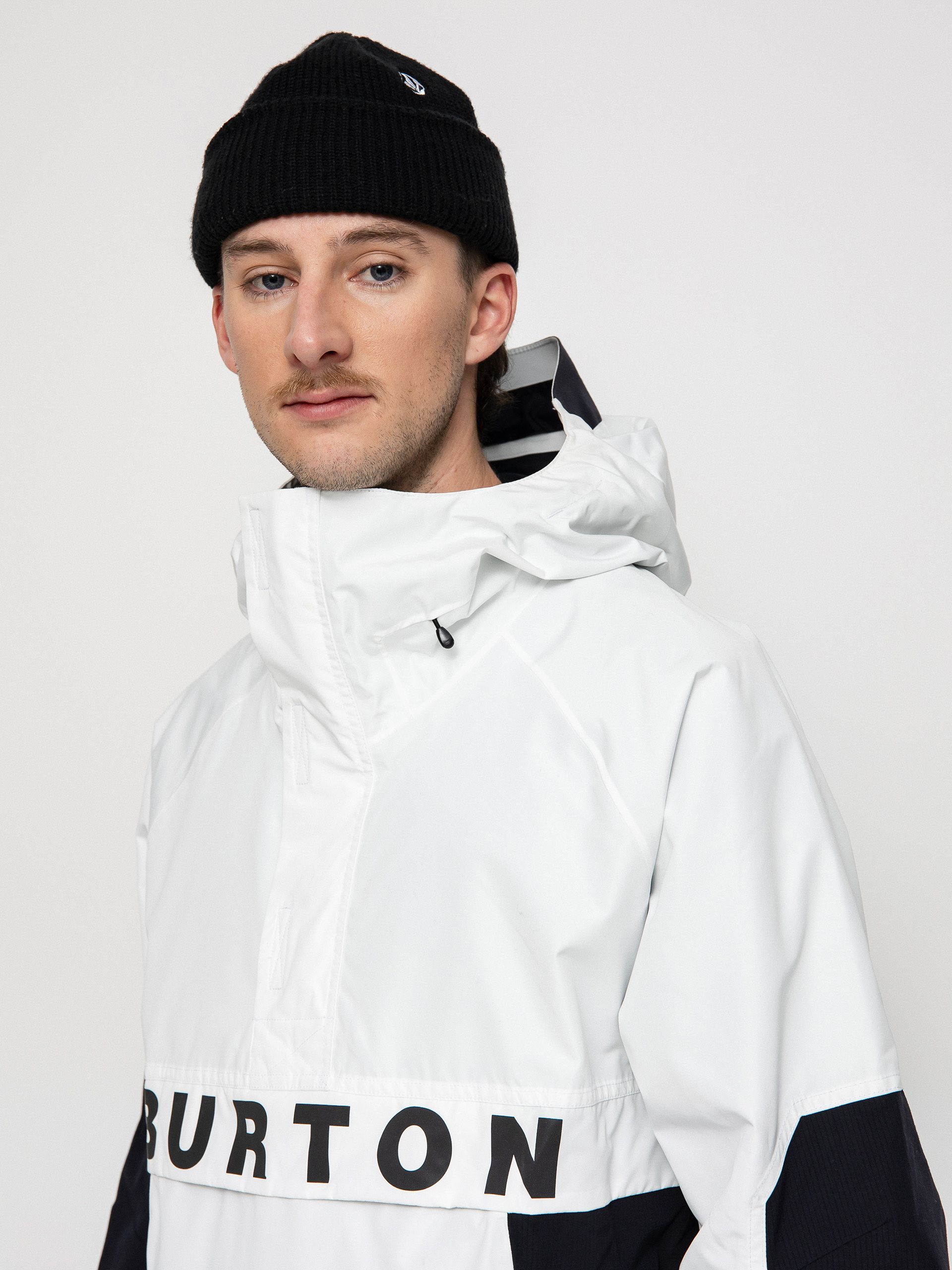 Kurtka snowboardowa Burton Frostner Anorak - biały (stout white