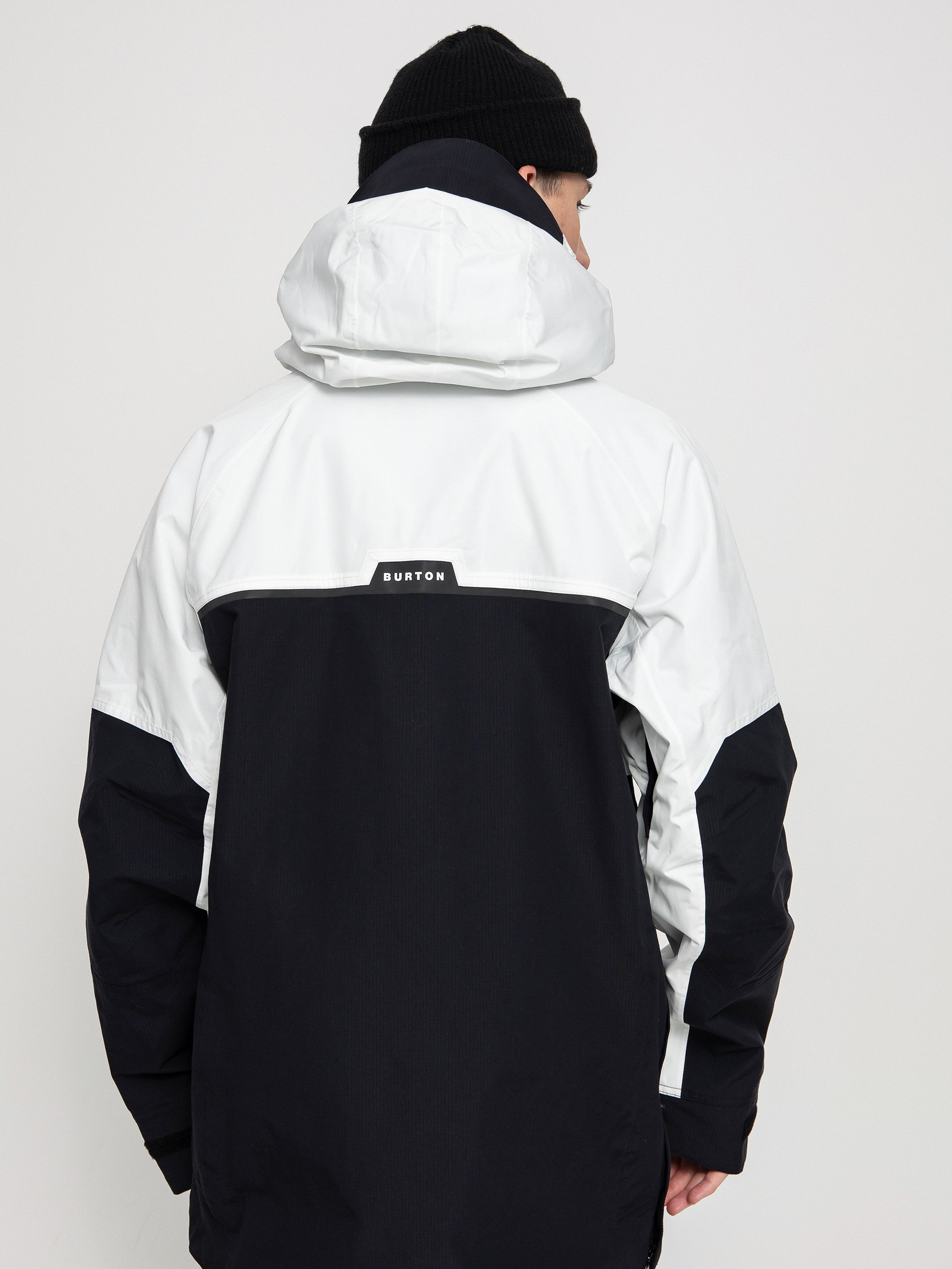 Męska Kurtka snowboardowa Burton Frostner Anorak (stout white/true black)