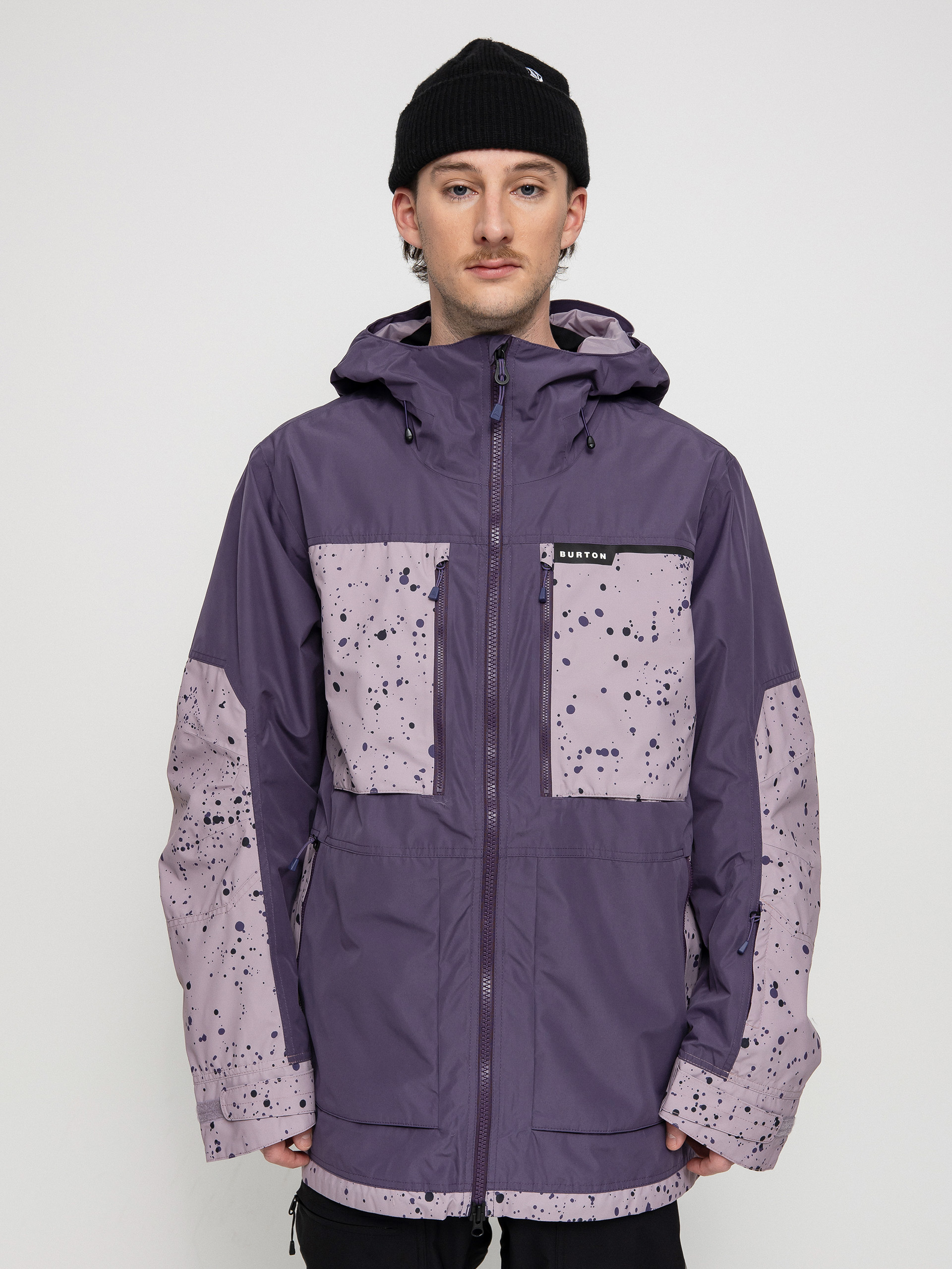 Męska Kurtka snowboardowa Burton Frostner (violet halo/elderberry spatter)