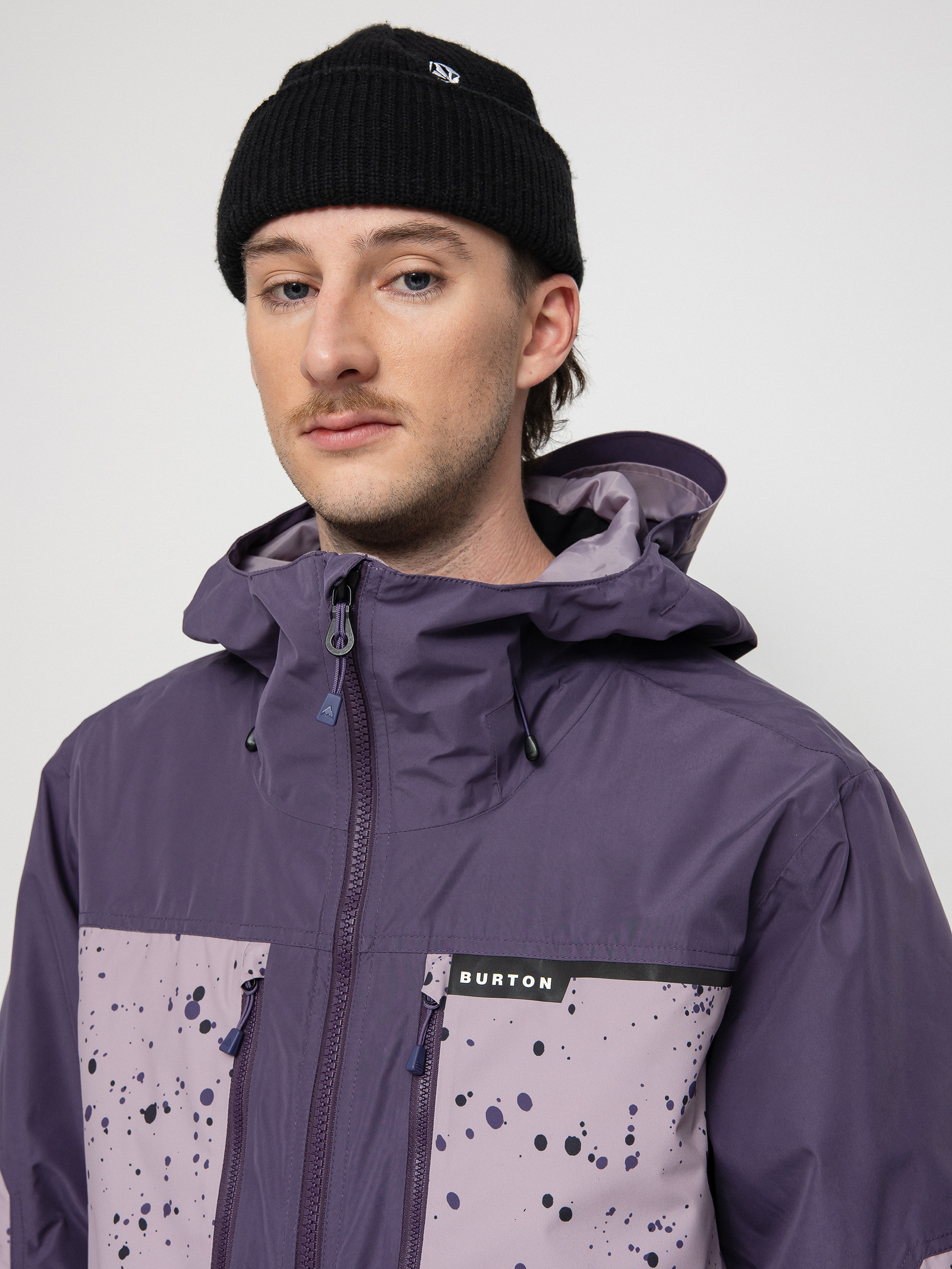 Męska Kurtka snowboardowa Burton Frostner (violet halo/elderberry spatter)