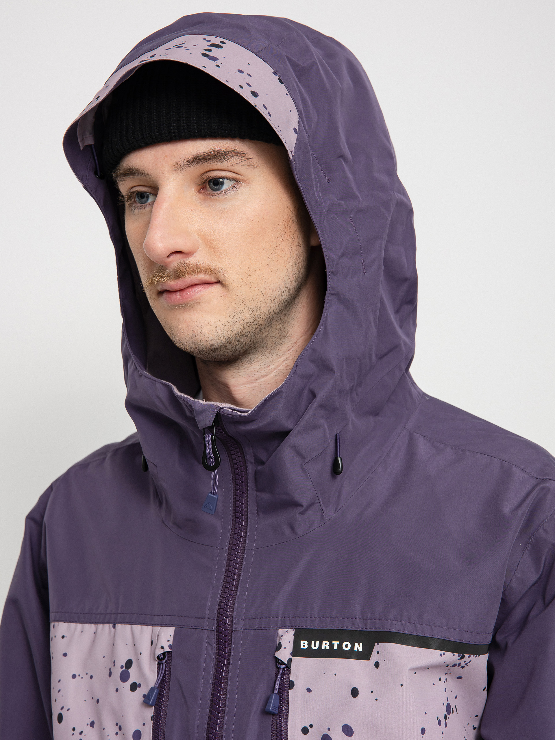 Męska Kurtka snowboardowa Burton Frostner (violet halo/elderberry spatter)