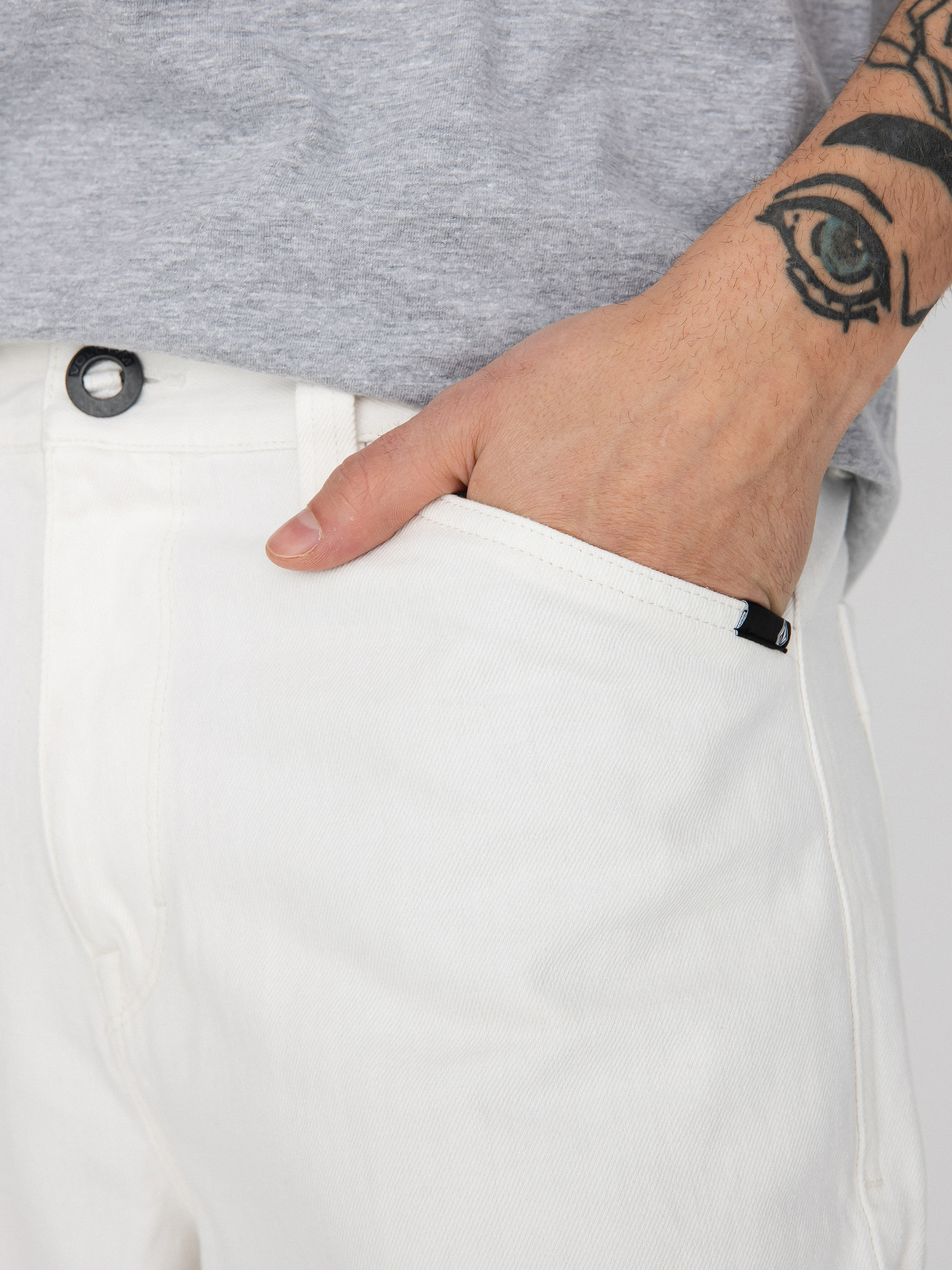 Spodnie Volcom Kraftsman (whitecap grey)