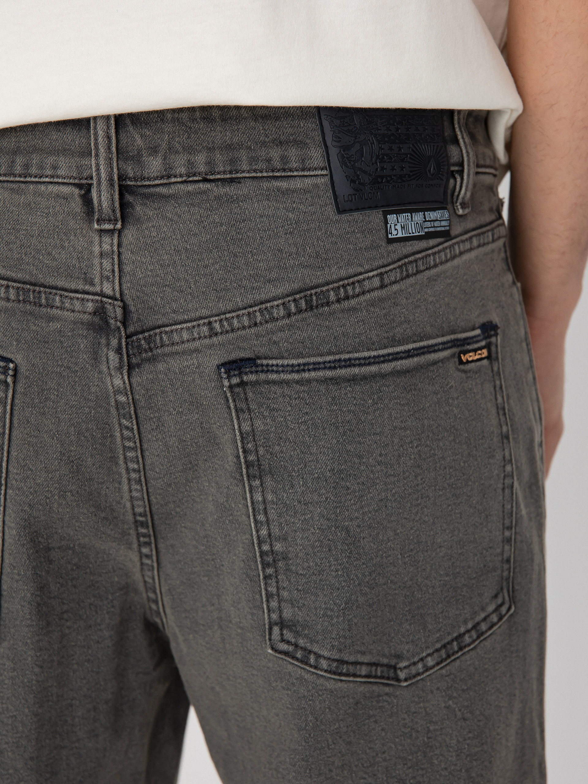 Spodnie Volcom Billow Tapered (black ozone)