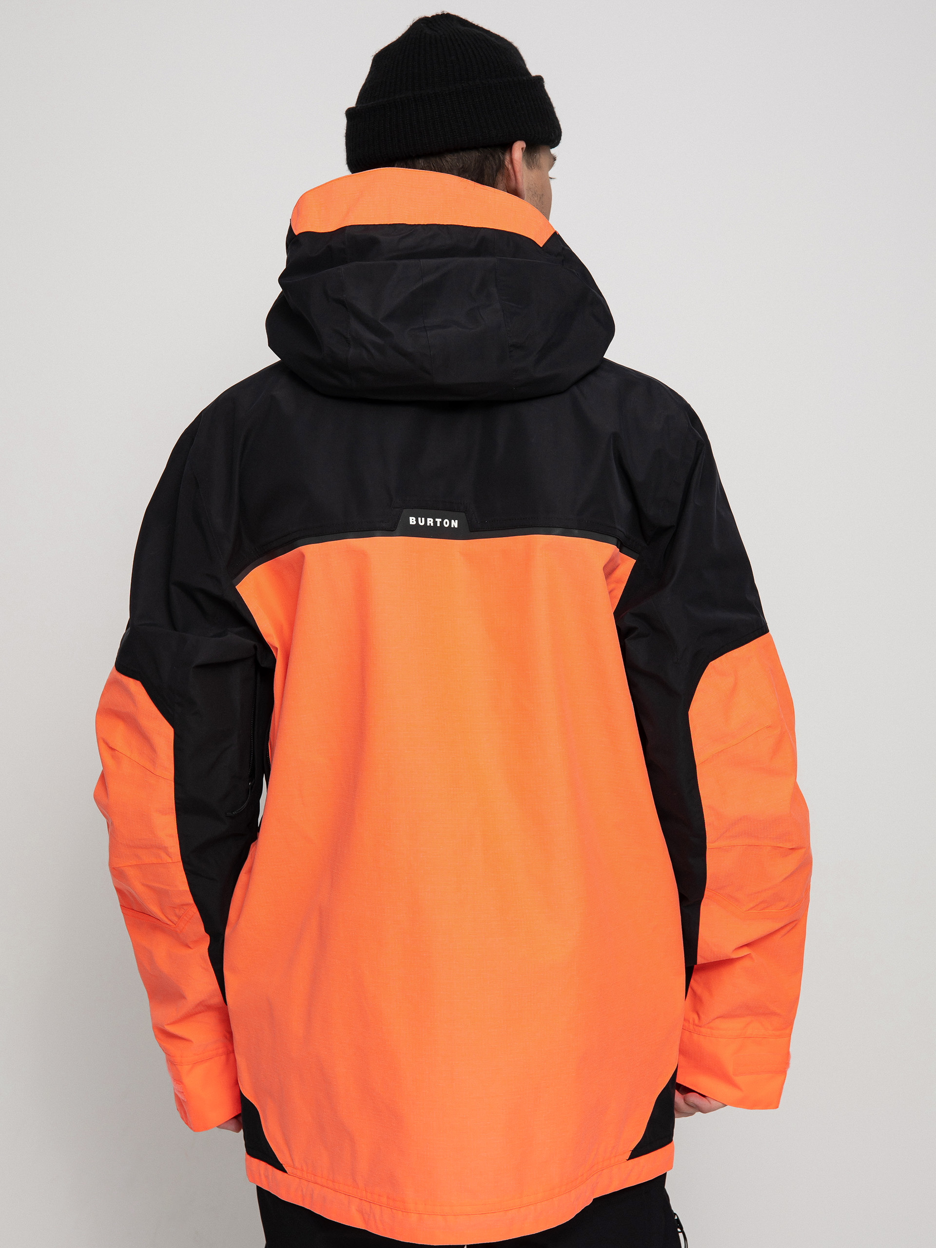 Męska Kurtka snowboardowa Burton Frostner (true black/tetra orange)
