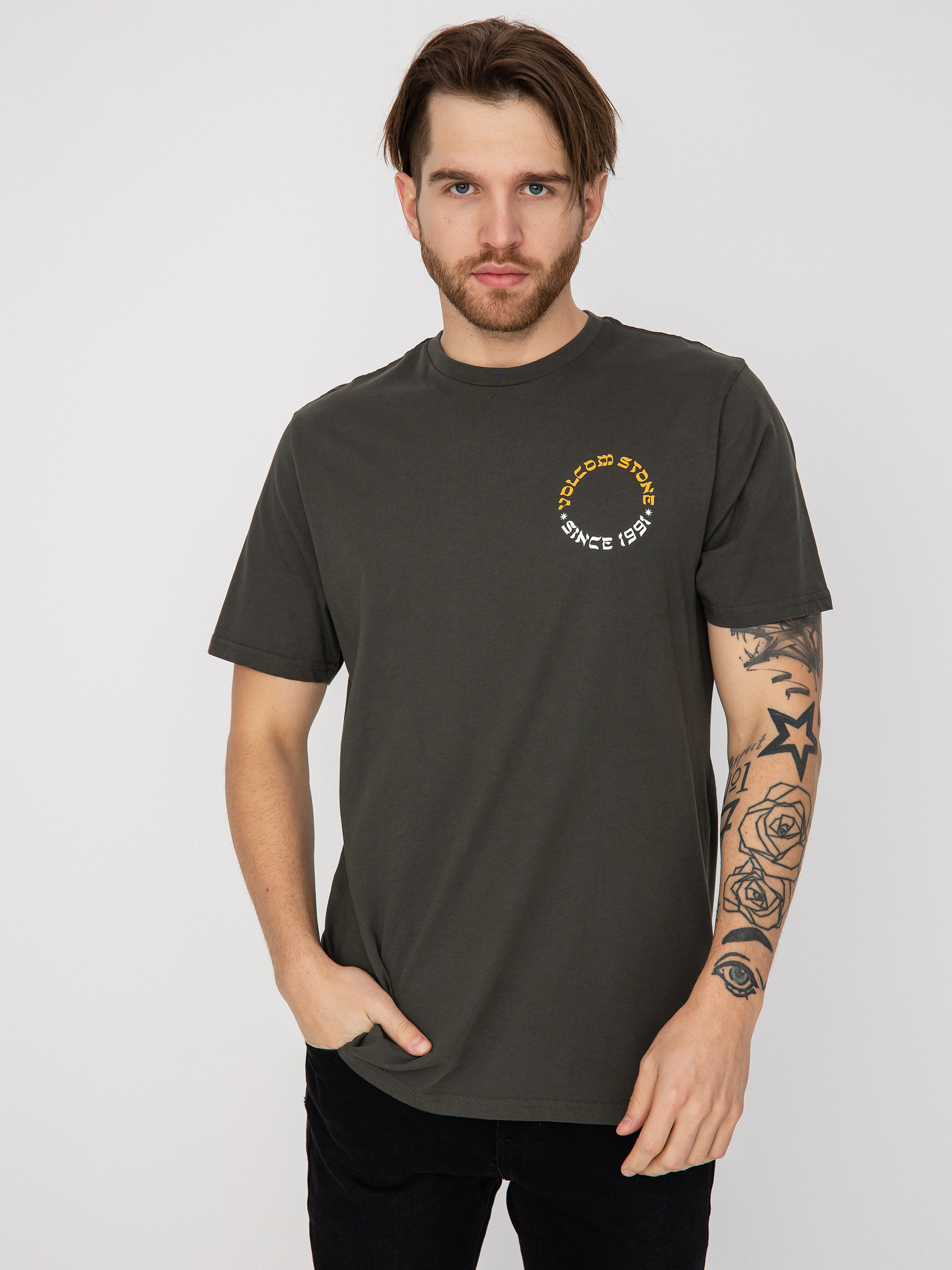 T-shirt Volcom Stone Portal Fty (rinsed black)