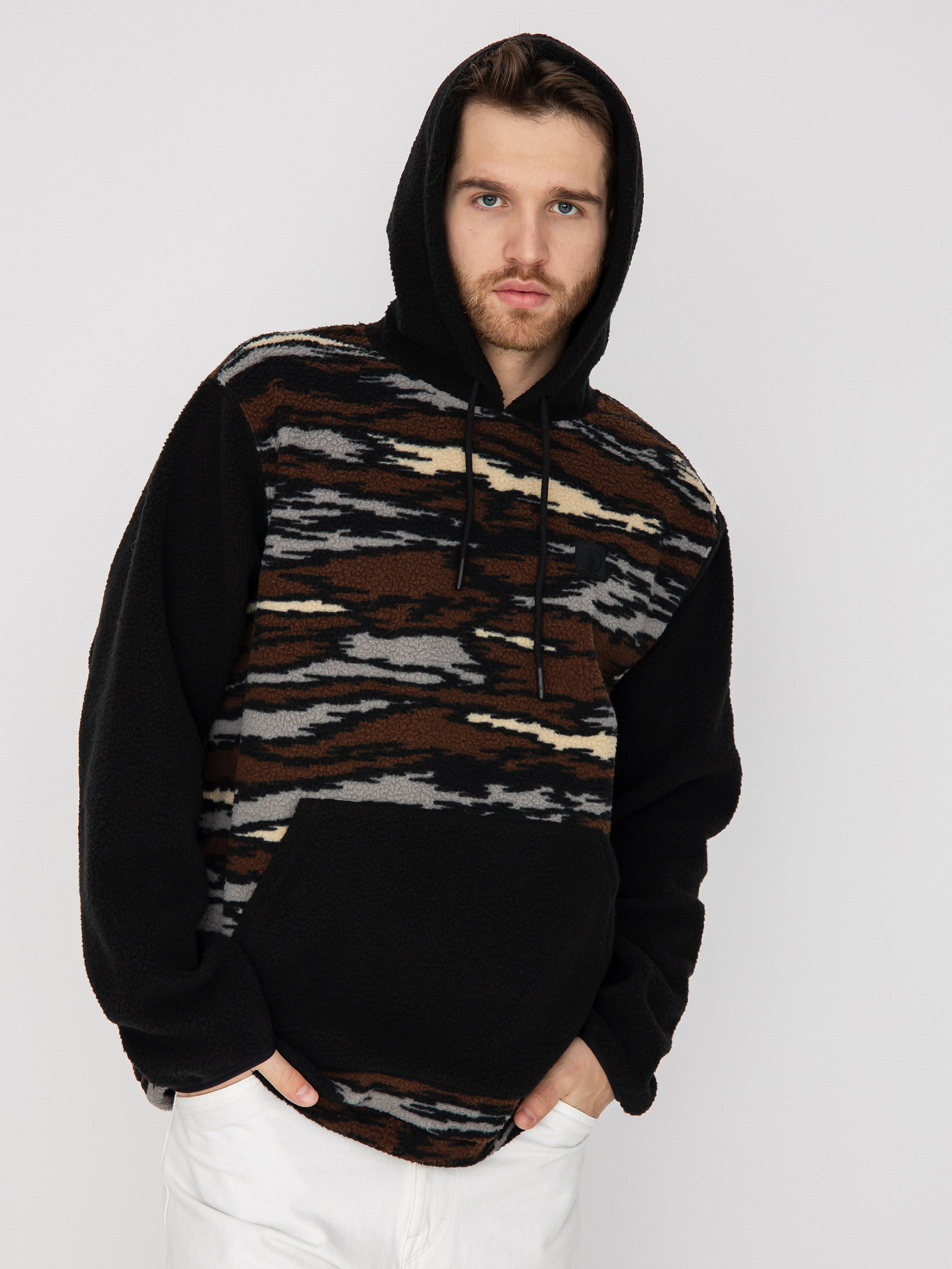Bluza z kapturem Volcom Iso91 HD (bark brown)