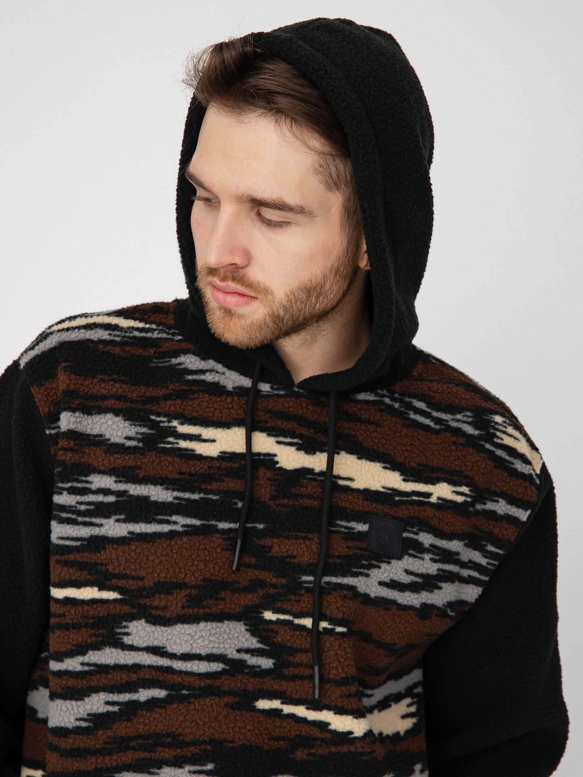 Bluza z kapturem Volcom Iso91 HD (bark brown)