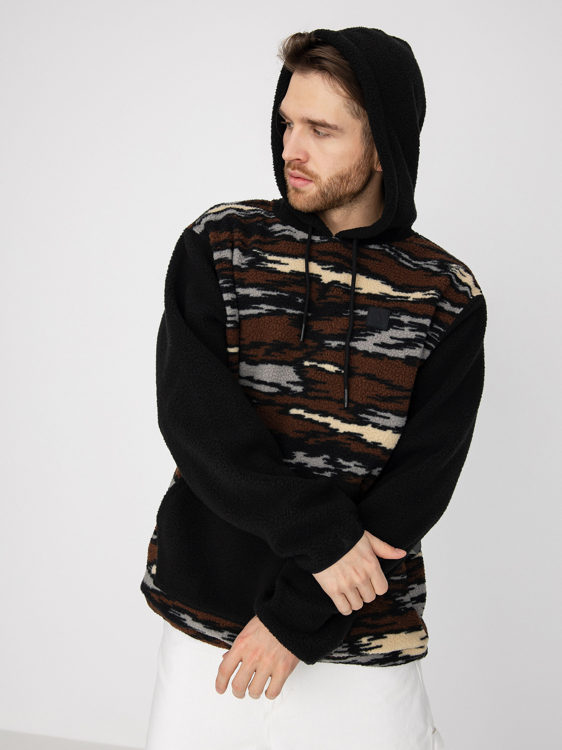 Bluza z kapturem Volcom Iso91 HD (bark brown)